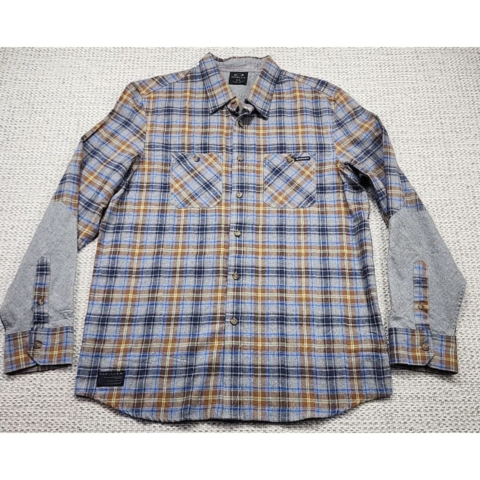 Oakley Oakley Flannel Shirt Mens Small Plaid Long Sleeve Button Up Casual Size US S / EU 44-46 / 1 - 2 Thumbnail