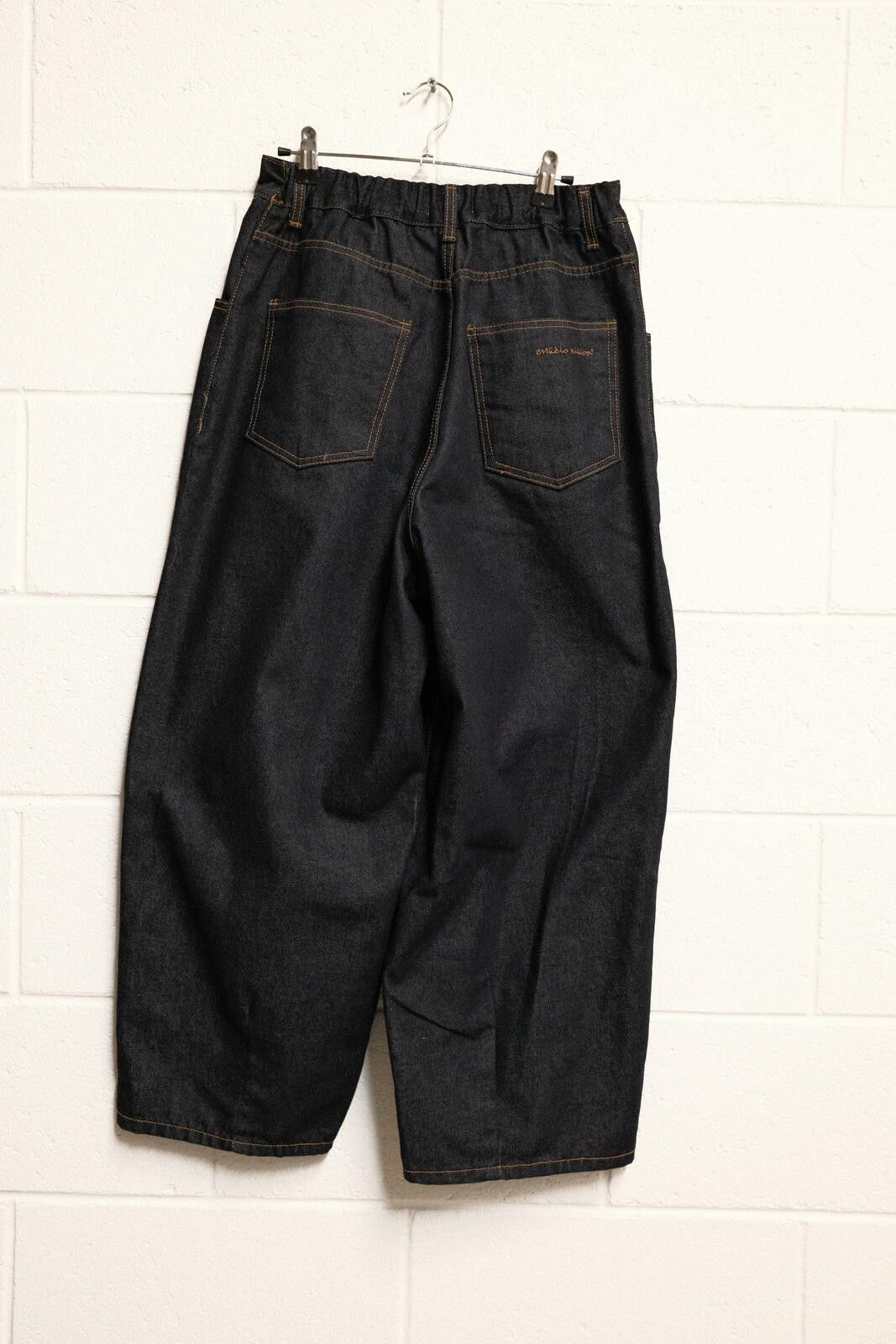 Porter Classic eStudio Niksen Denim Wide Leg Pant Size US 30 / EU 46 - 2 Thumbnail