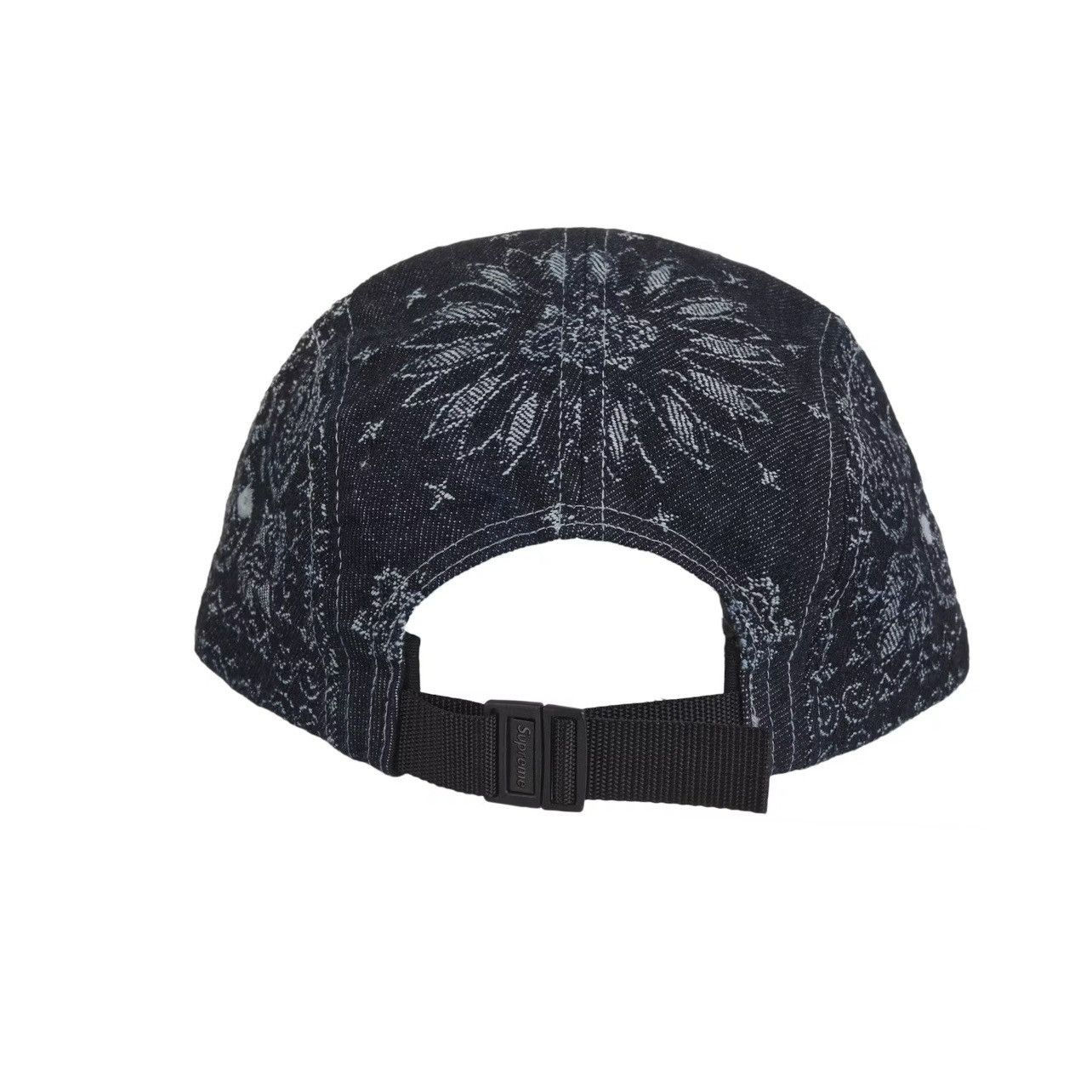 Supreme Supreme Bandana Jacquard Denim Camp Cap indigo Size:One Size Size ONE SIZE - 2 Thumbnail