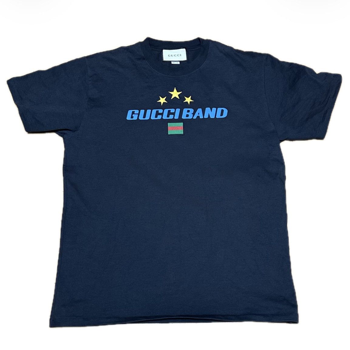 Gucci GUCCI band black tee size L Size US L / EU 52-54 / 3 - 1 Thumbnail
