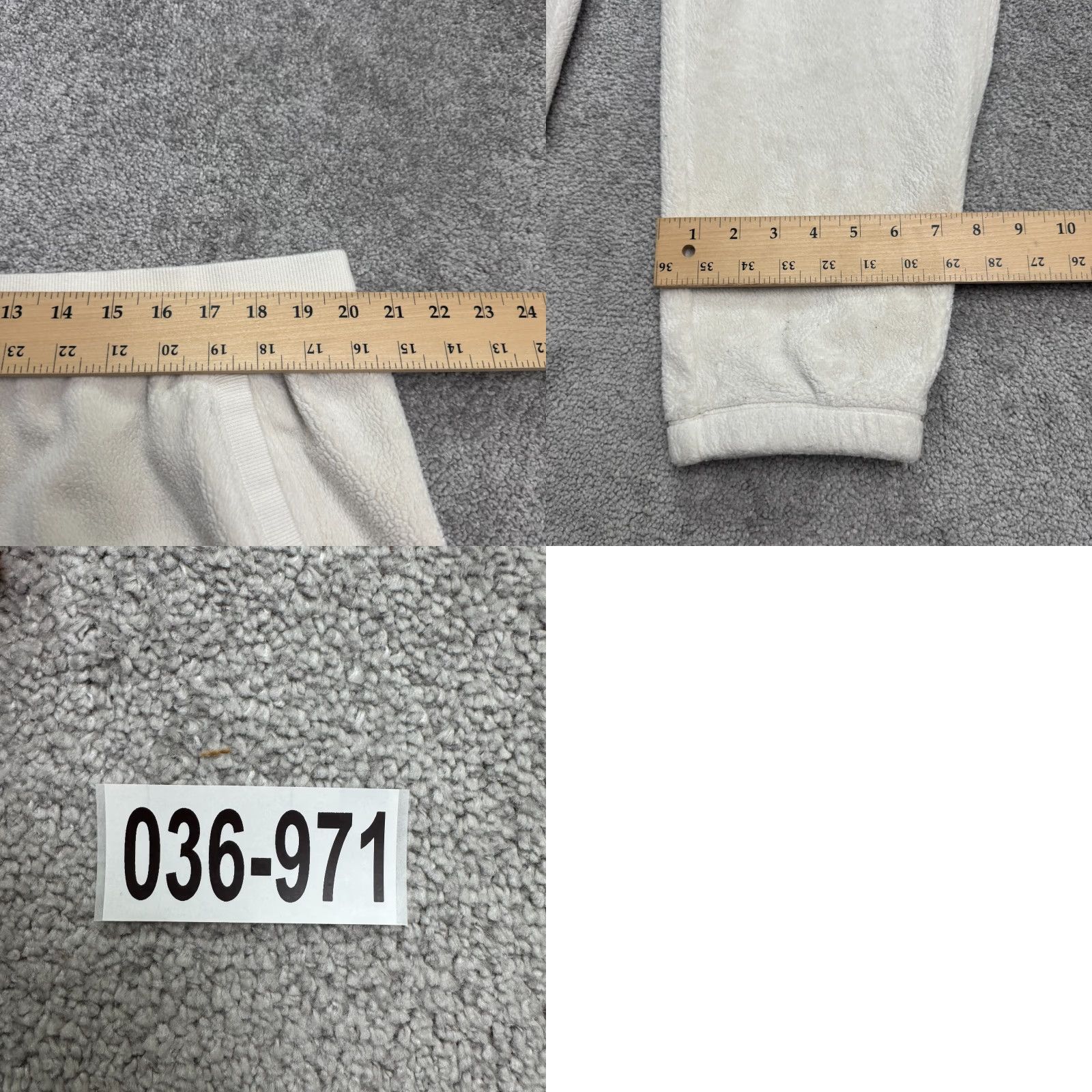 Athleta Athleta Jogger Womens 2X Ivory Forever Plush Fleece Sweatpants Casual Loungewear Size 40" / US 18 - 9 Thumbnail