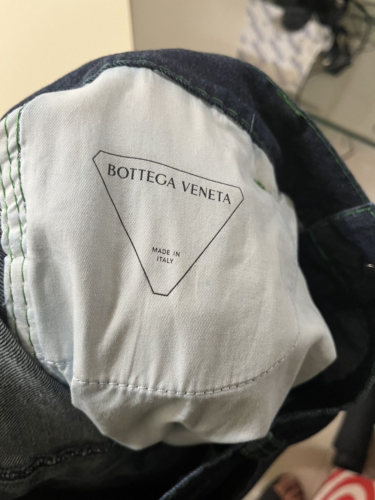 Bottega Veneta Bottega Veneta Topstitch Straight Leg Denim Jeans Sz 50 Size US 34 / EU 50 - 8 Thumbnail