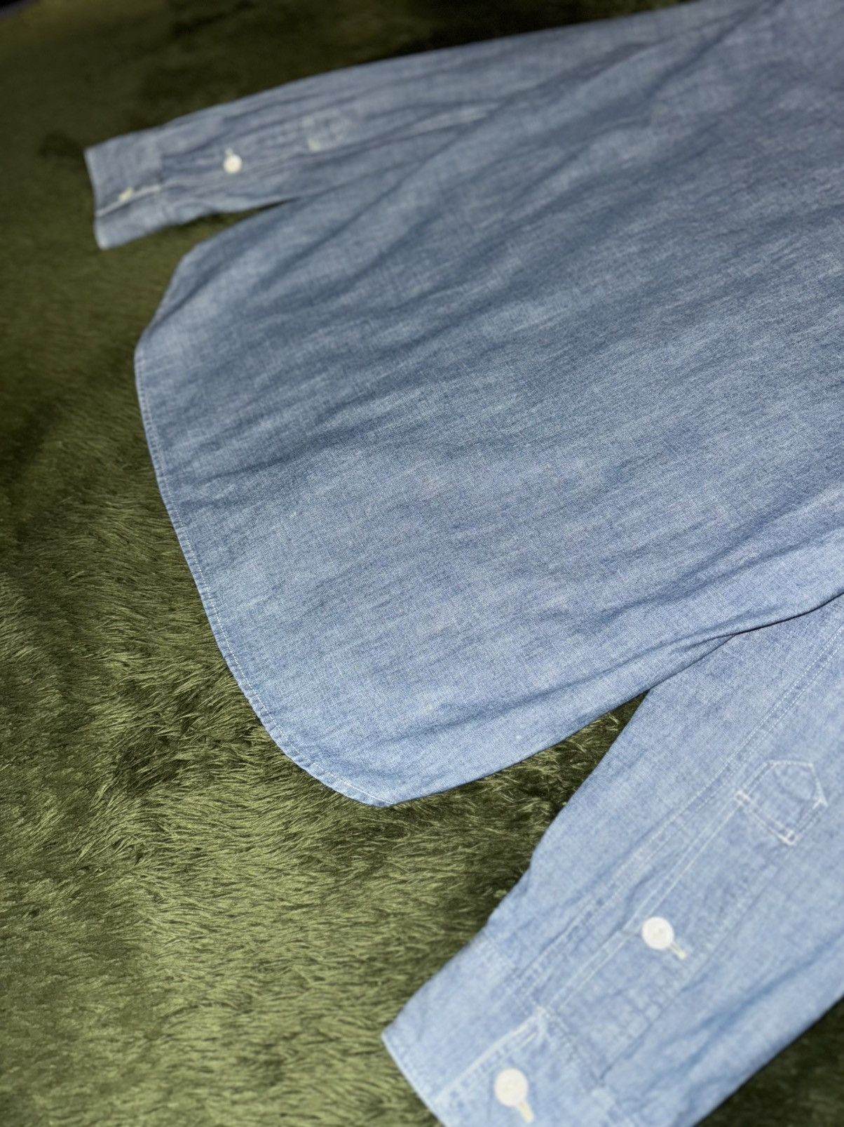 J.Crew [S] J.Crew Classic-Fit Pocket Chambray Shirt Size US S / EU 44-46 / 1 - 11 Thumbnail