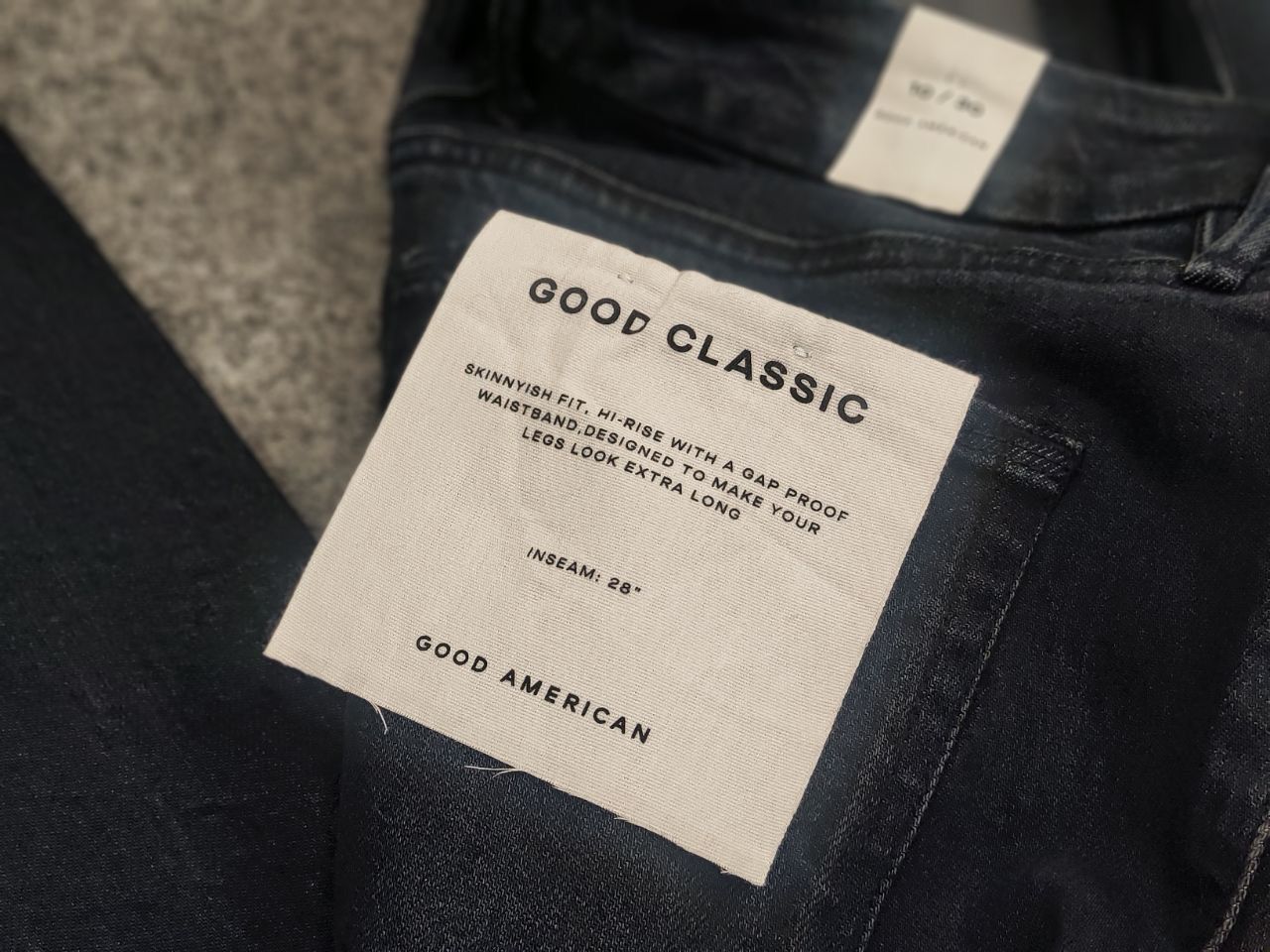 Good American Good American classic Design Ankle Dark Blue Denim Jeans Size 30" / US 8 / IT 44 - 12 Thumbnail