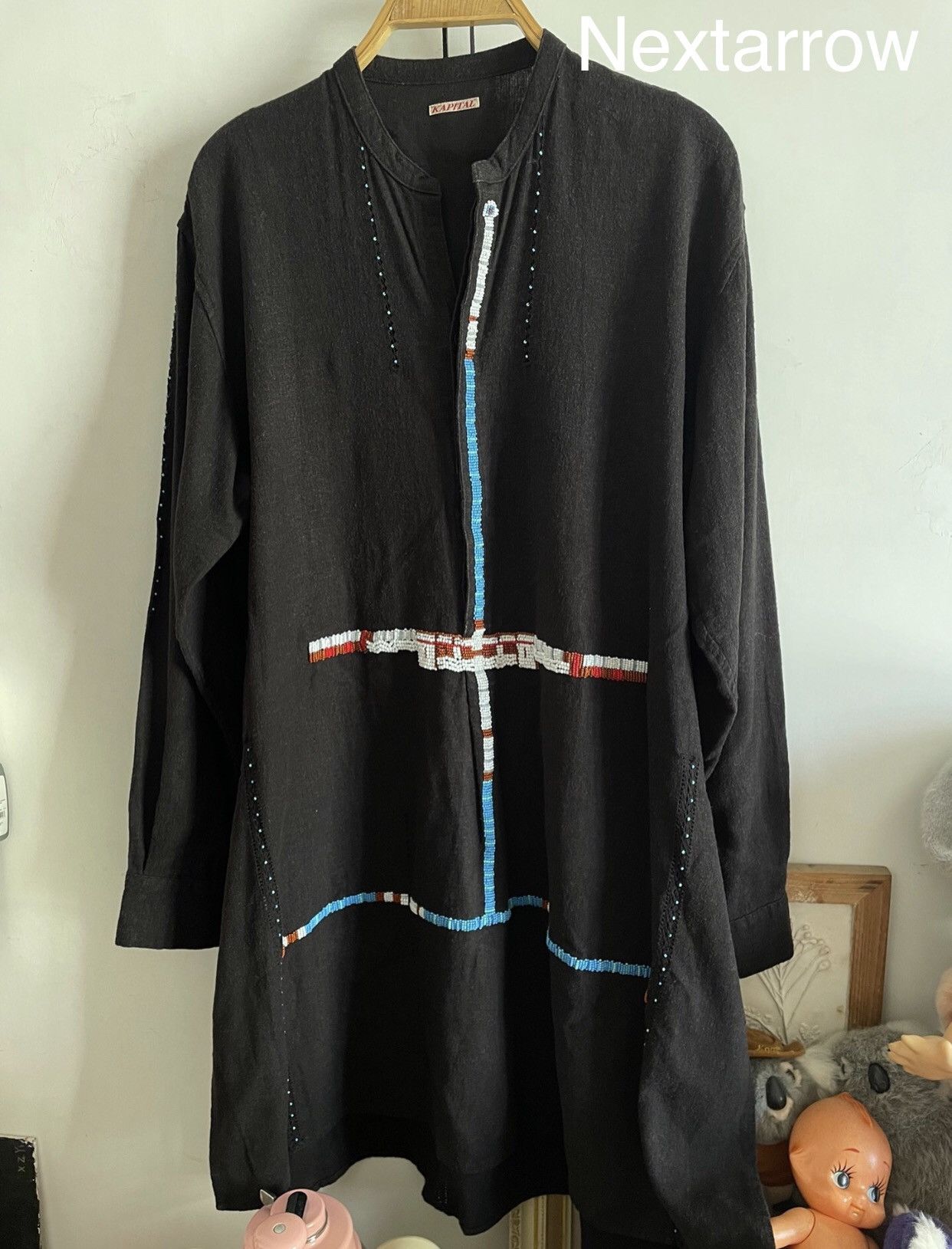 Kapital Kapital Hirata Kazuhiro Rare Ethnic Cotton and Hemp Shirt Size XS / US 0-2 / IT 36-38 - 1 Thumbnail