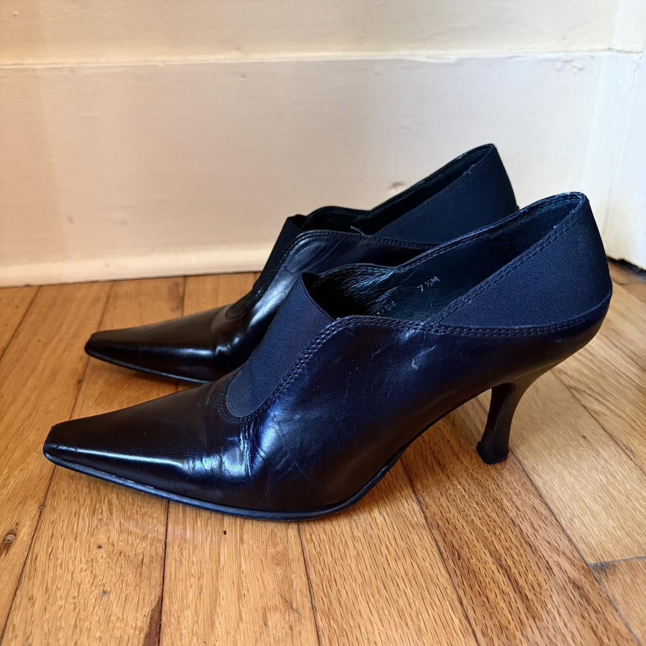 Donald Trump Vintage retro chic genuine leather city kitten heel Size US 7.5 / IT 37.5 - 1 Thumbnail