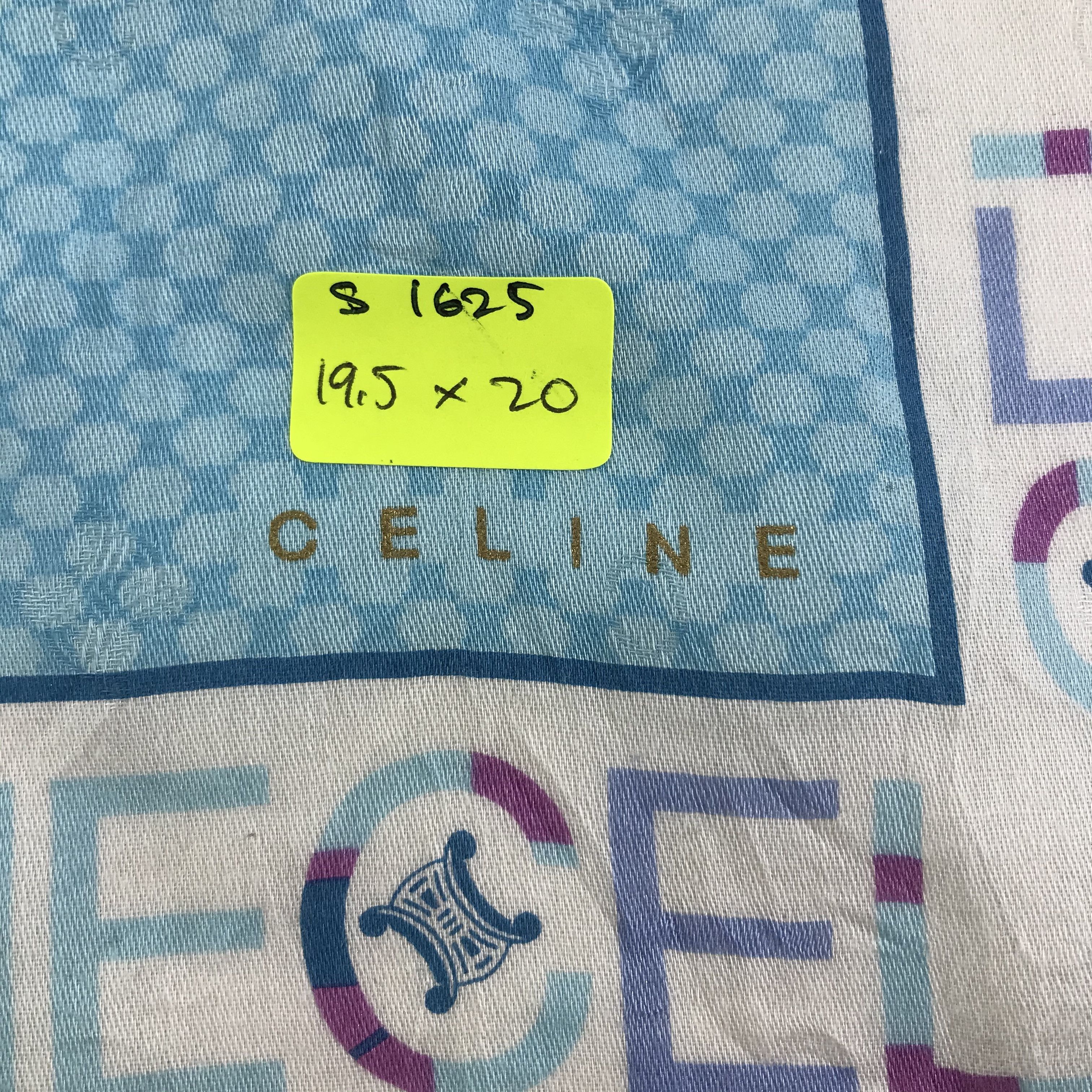 Celine × Vintage Celine Bandana / Handkerchief / Neckerchief - S1625 Size ONE SIZE - 5 Thumbnail
