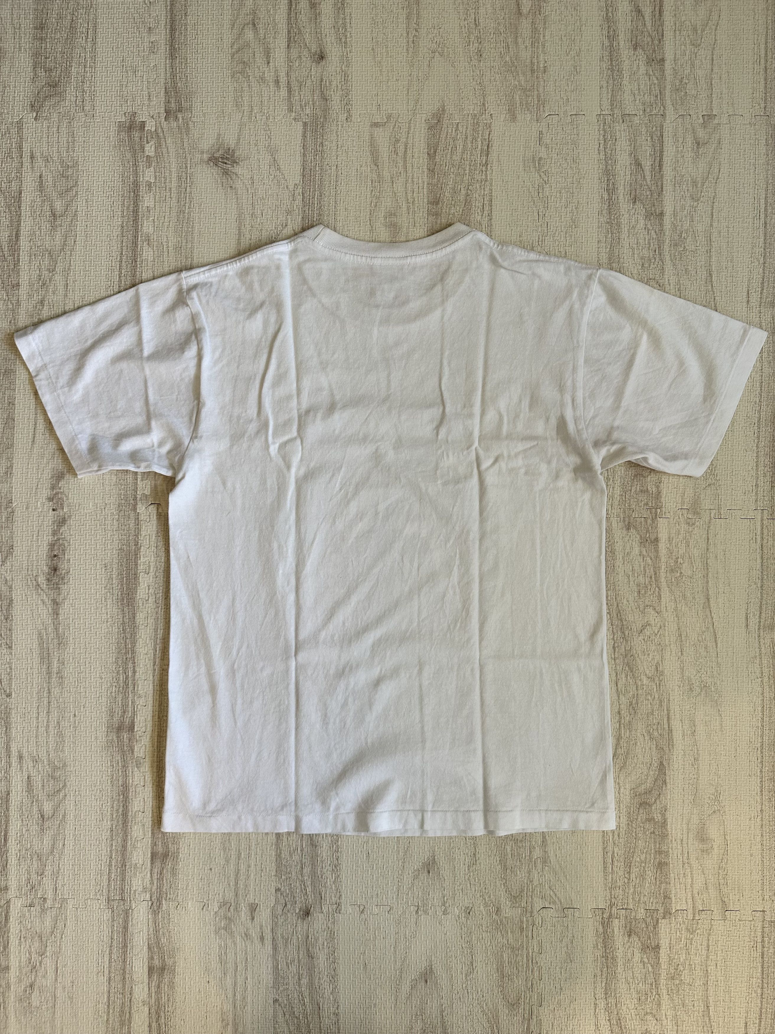 Bape A BATHING APE Shark Head Cotton T-shirt White Size M Size US M / EU 48-50 / 2 - 7 Thumbnail