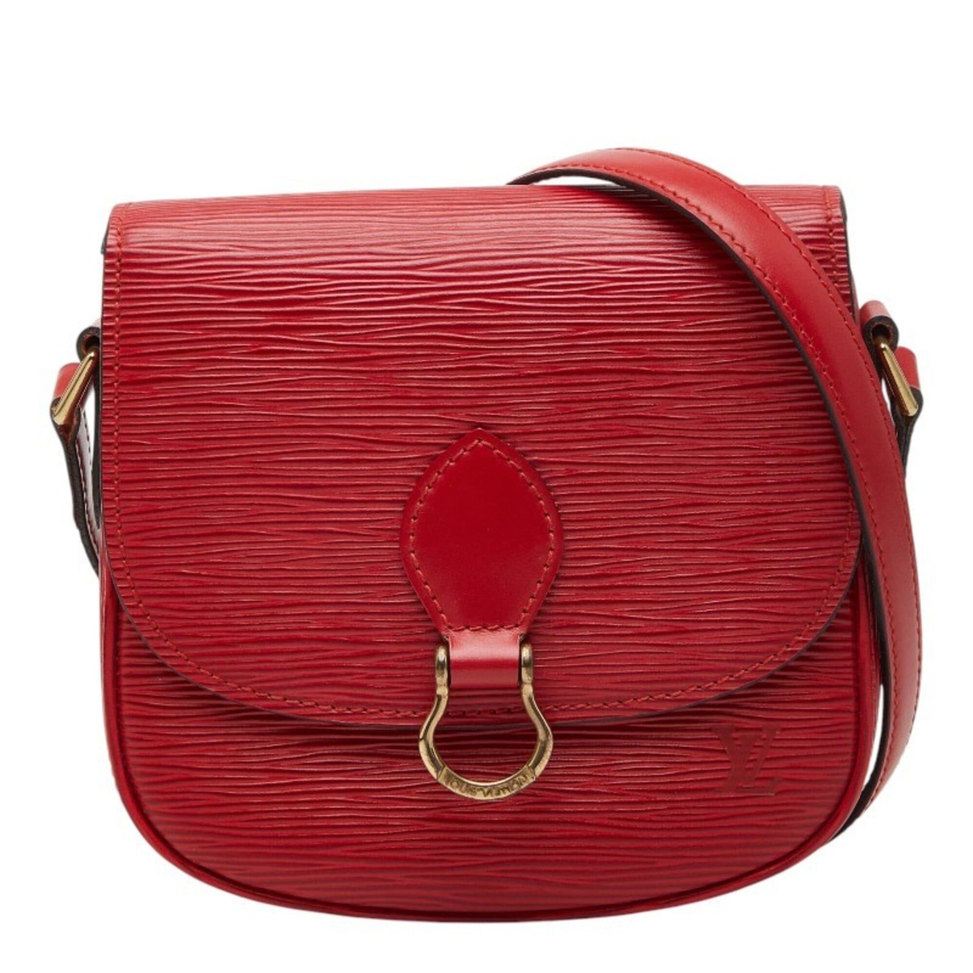 Louis Vuitton Louis Vuitton Epi Mini Saint Cloud Crossbody Shoulder Bag M52217 Red Leather Women's LOUIS VUITTON Size ONE SIZE - 1 Thumbnail