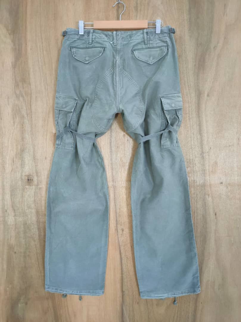 Japanese Brand AKM BONDAGE FADED CARGO PANTS Size US 32 / EU 48 - 6 Thumbnail