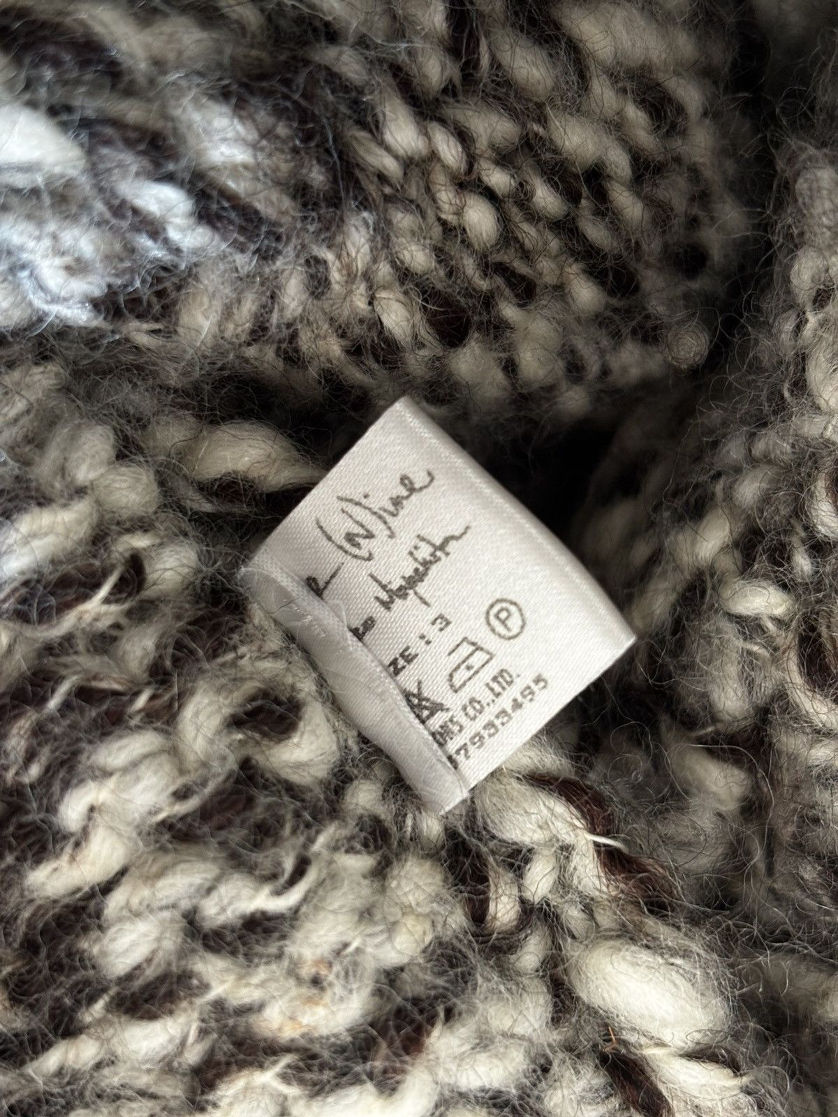 Number (N)ine Number (N)ine FW07 knit jacket Size US L / EU 52-54 / 3 - 5 Thumbnail