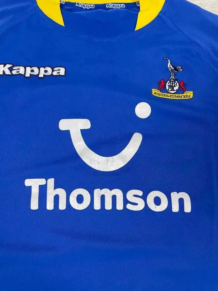Kappa Kappa TOTTENHAM HOTSPUR 2005 2006 AWAY SHIRT SOCCER JERSEY Size US L / EU 52-54 / 3 - 7 Thumbnail