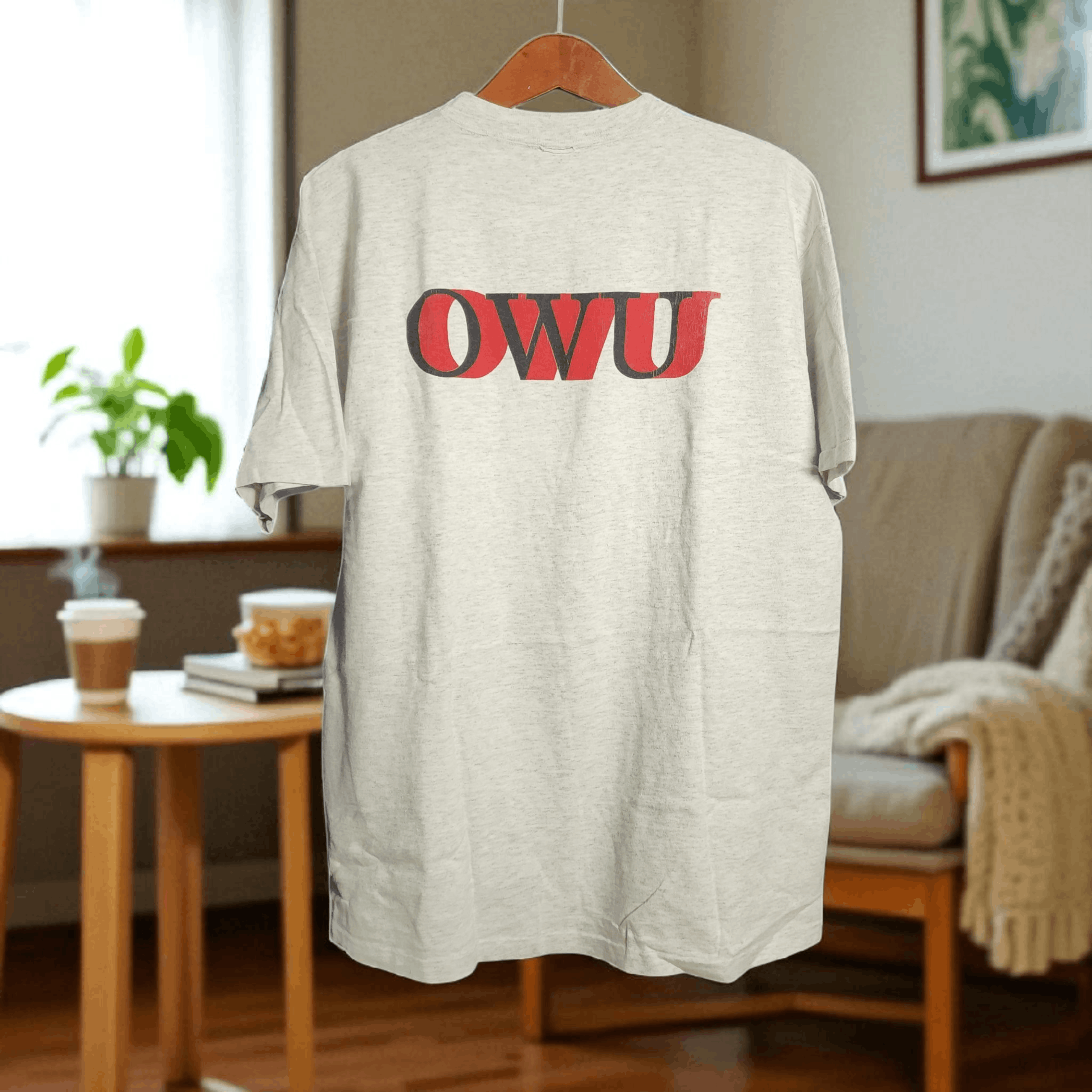 Vintage Rare Vintage 90s Ohio Wesleyan University tees OWU shirts Size US L / EU 52-54 / 3 - 2 Thumbnail