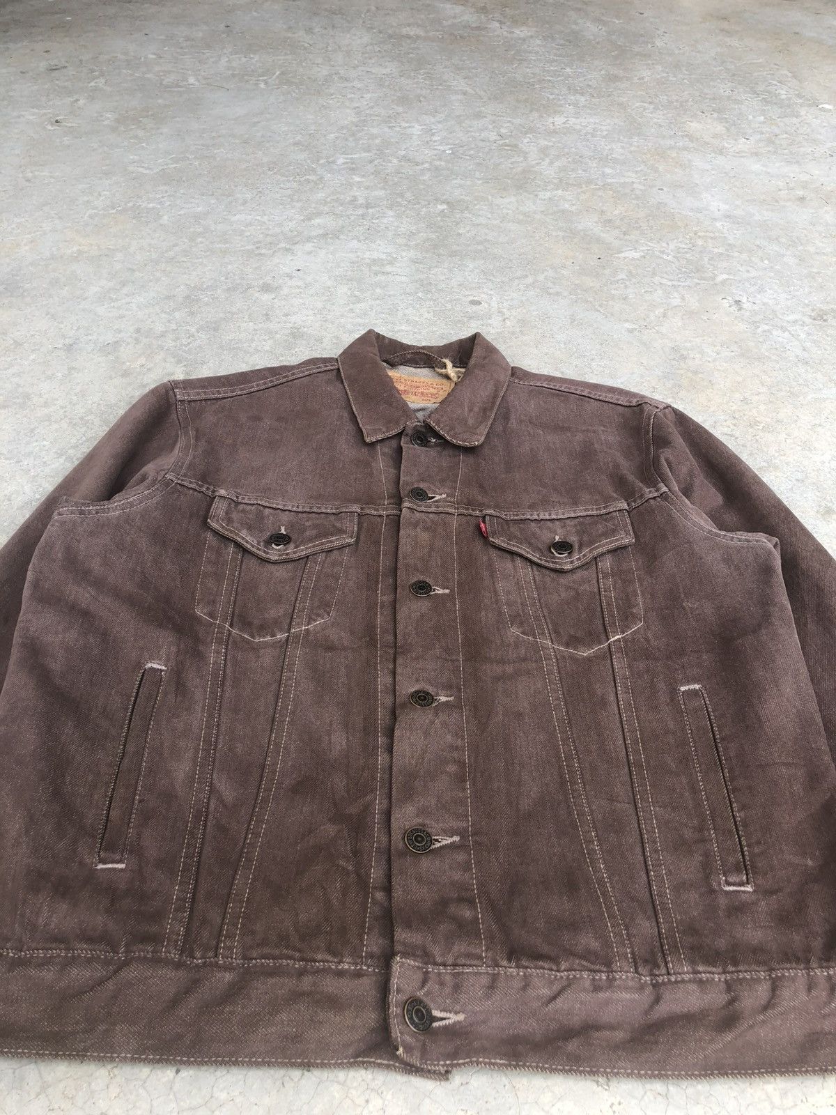 Levi's Vintage 90s' Levi’s Denim Jacket Distressed Denim Size US M / EU 48-50 / 2 - 5 Thumbnail