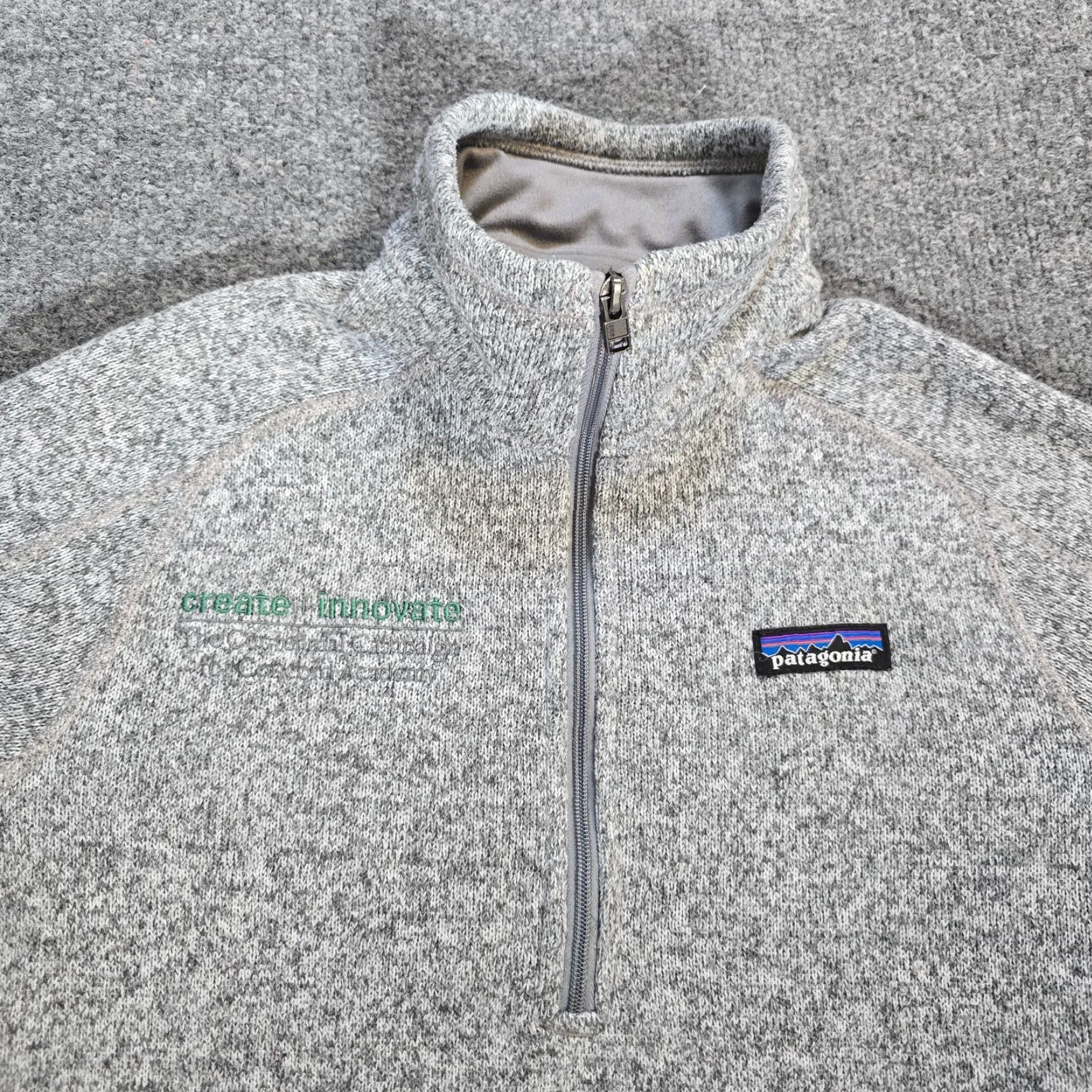Patagonia Patagonia Womens Small Gray Better Sweater 1/4 Zip Sweatshirt Pullover Casual Size S / US 4 / IT 40 - 2 Thumbnail