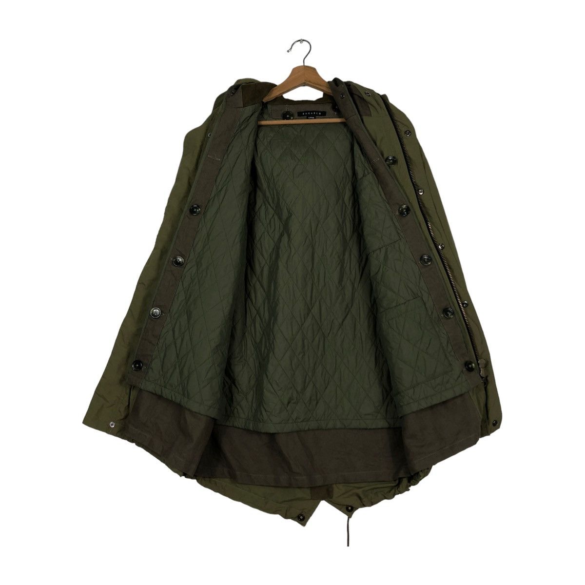 Japanese Brand 🔥VINTAGE LONG JACKET BIKER BONDAGE BAGARCH CROSS BIG LOGO Size US L / EU 52-54 / 3 - 14 Thumbnail