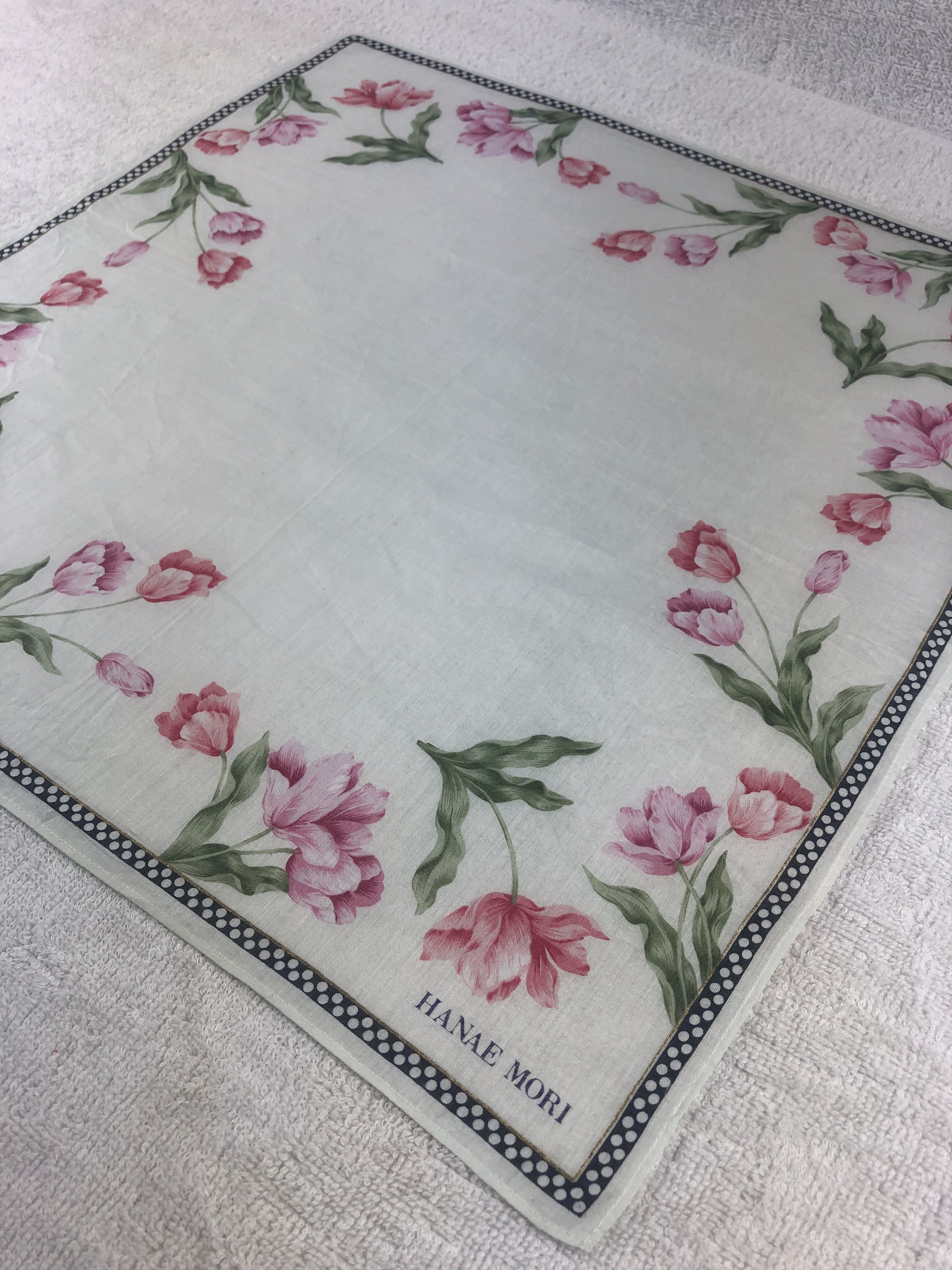 Hanae Mori × Japanese Brand × Vintage Hanae Mori Handkerchief / Bandana / Neckerchief Size ONE SIZE - 4 Thumbnail