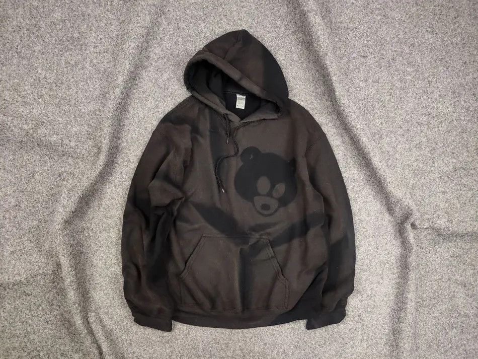 Japanese Brand Rare Vintage 90's Dropout Bear Black Sun Faded logo Hoodie Size US M / EU 48-50 / 2 - 1 Thumbnail