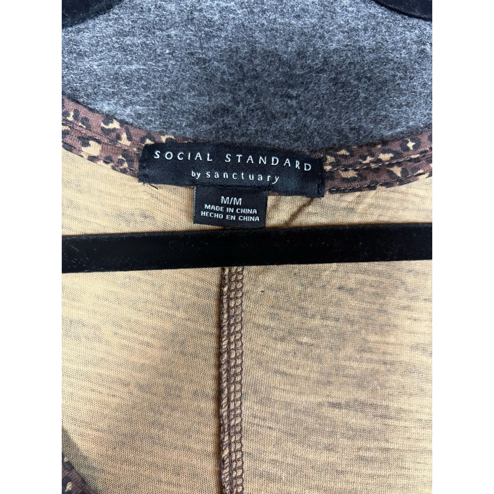 Other Social Standard Leopard Print Dress Medium Casual 0474 Size M / US 6-8 / IT 42-44 - 3 Thumbnail