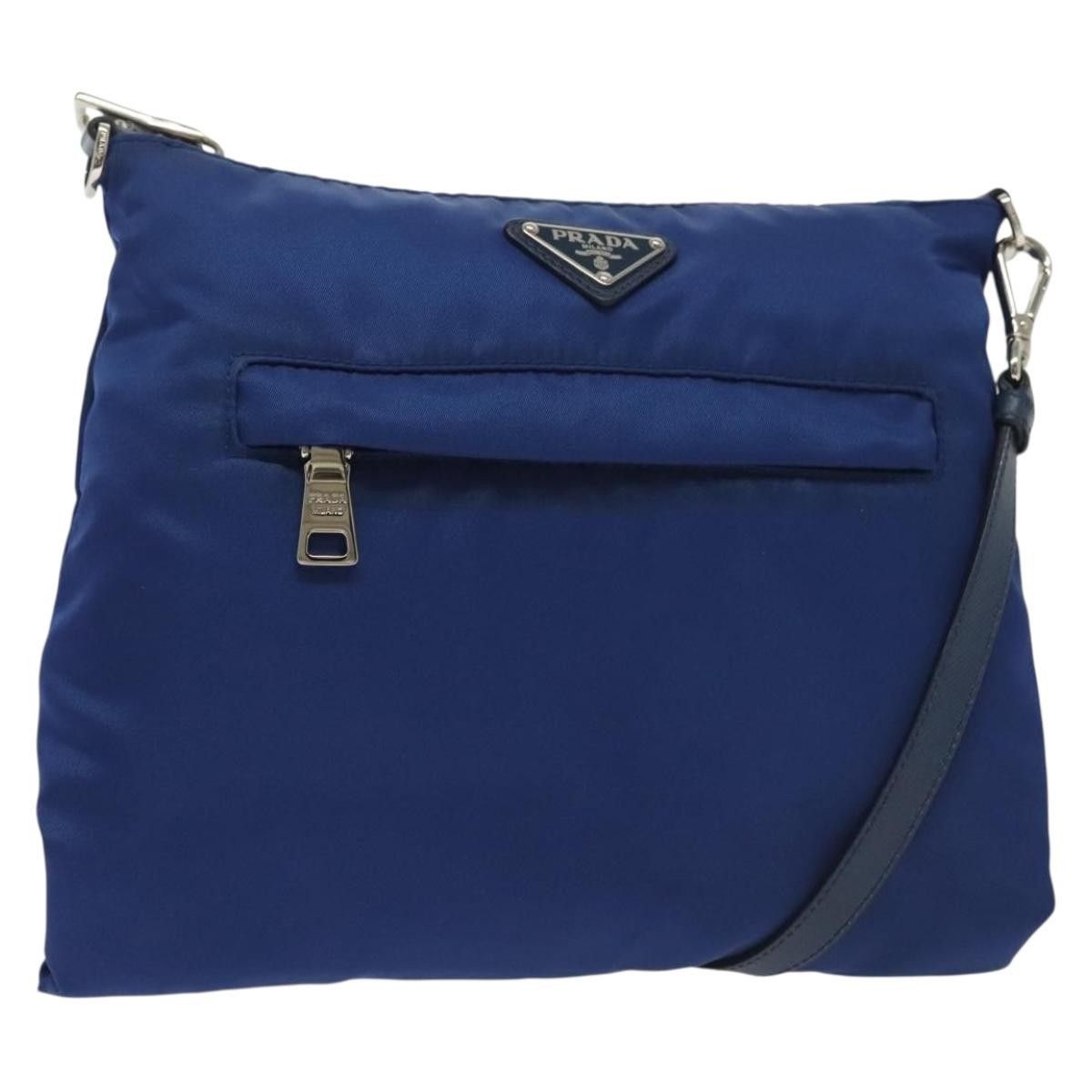Prada Prada Flat Messenger Tessuto with Leather Size ONE SIZE - 1 Thumbnail