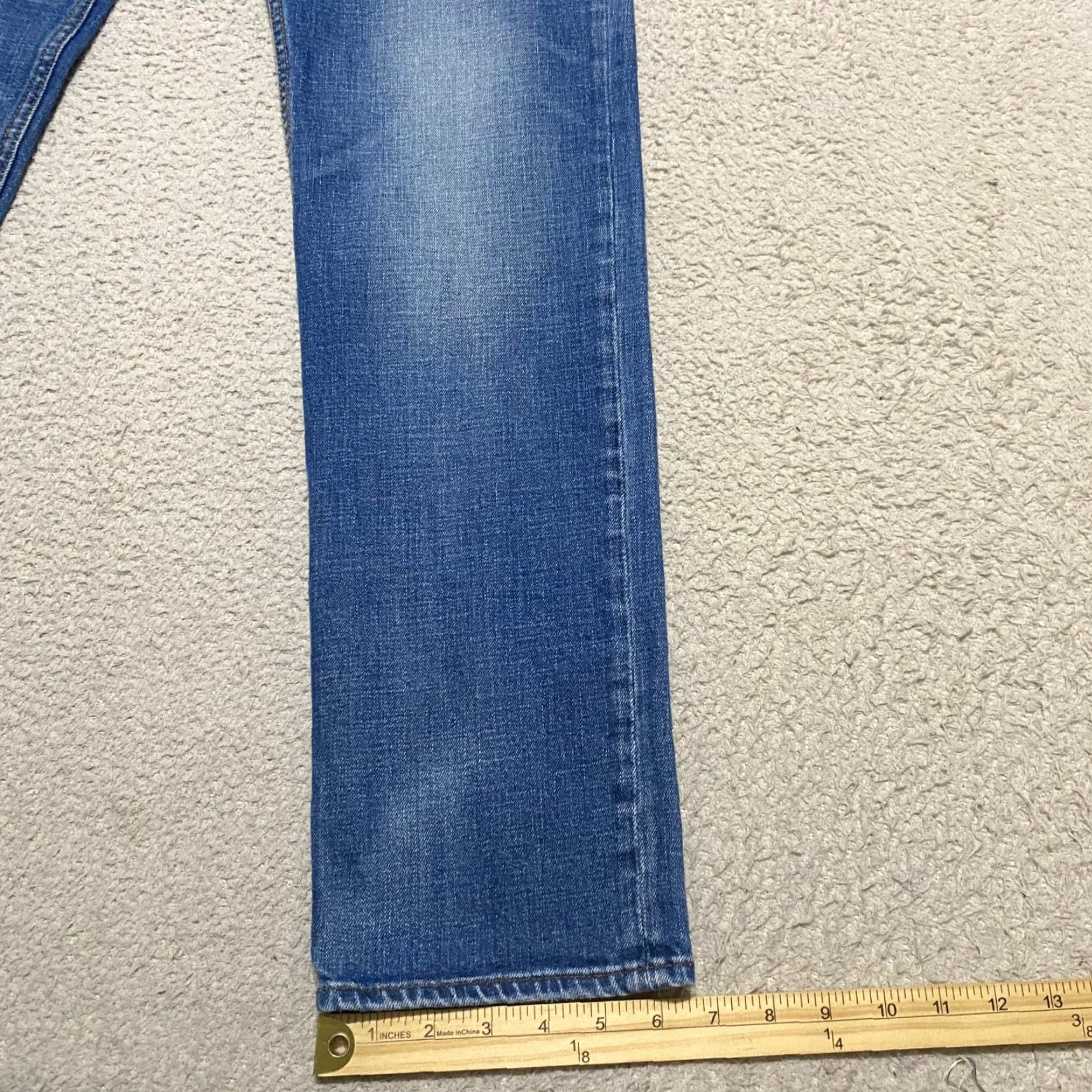 Hudson Hudson Jeans Blue Denim Medium Wash Slimming Relaxed 5-Pocket Design Pants Mens 33 Size US 33 - 5 Thumbnail