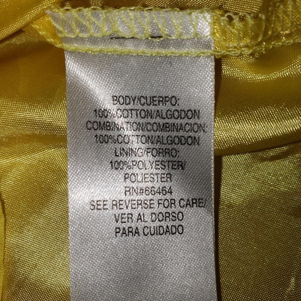 Designer CT515 Studio One New York Yellow Mini Button Down Dress 12 Size XL / US 12-14 / IT 48-50 - 5 Thumbnail