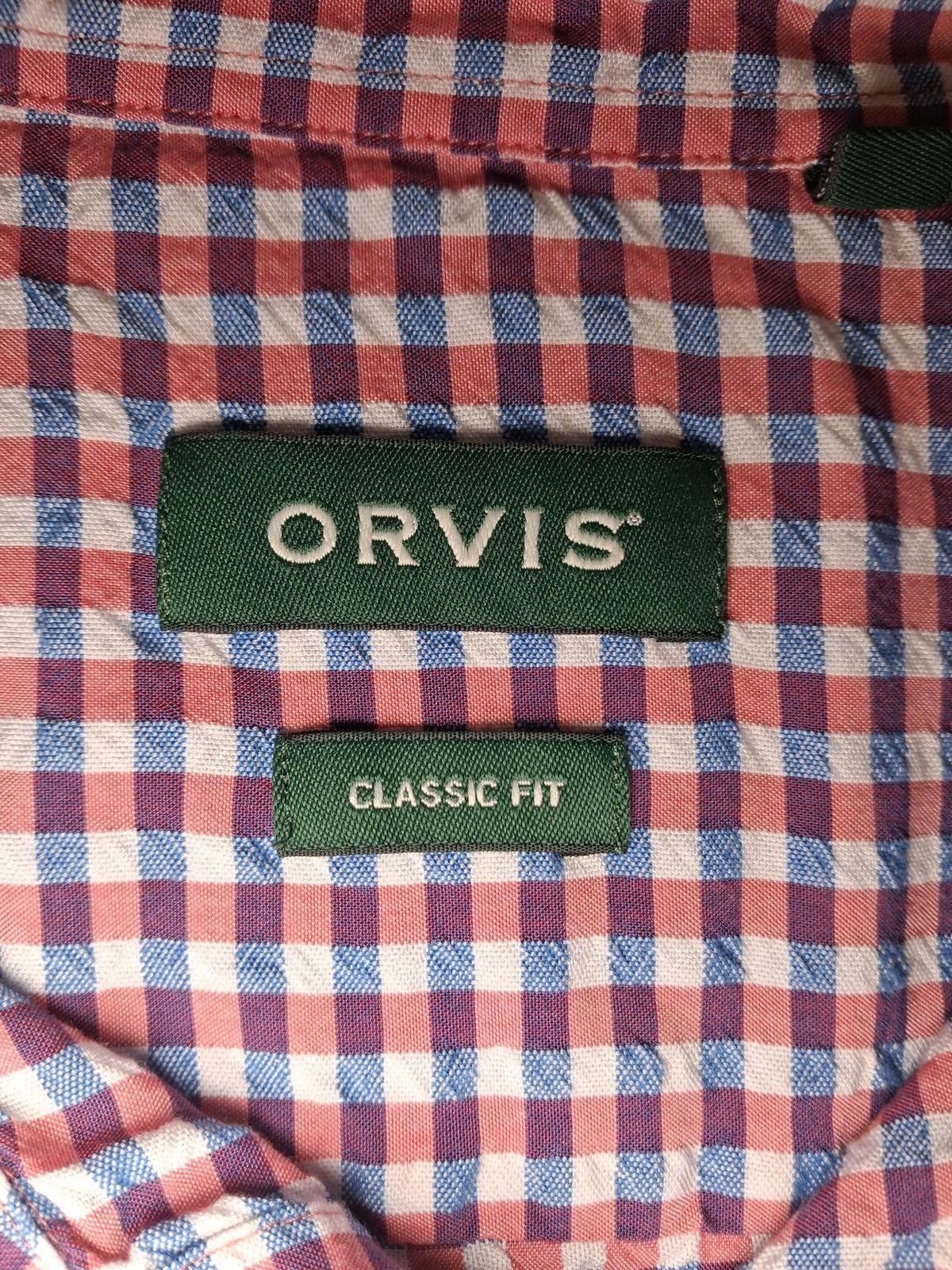 Orvis Orvis Button Up Shirt Mens XXL Multicolor Gingham Check Size US XXL / EU 58 / 5 - 2 Thumbnail