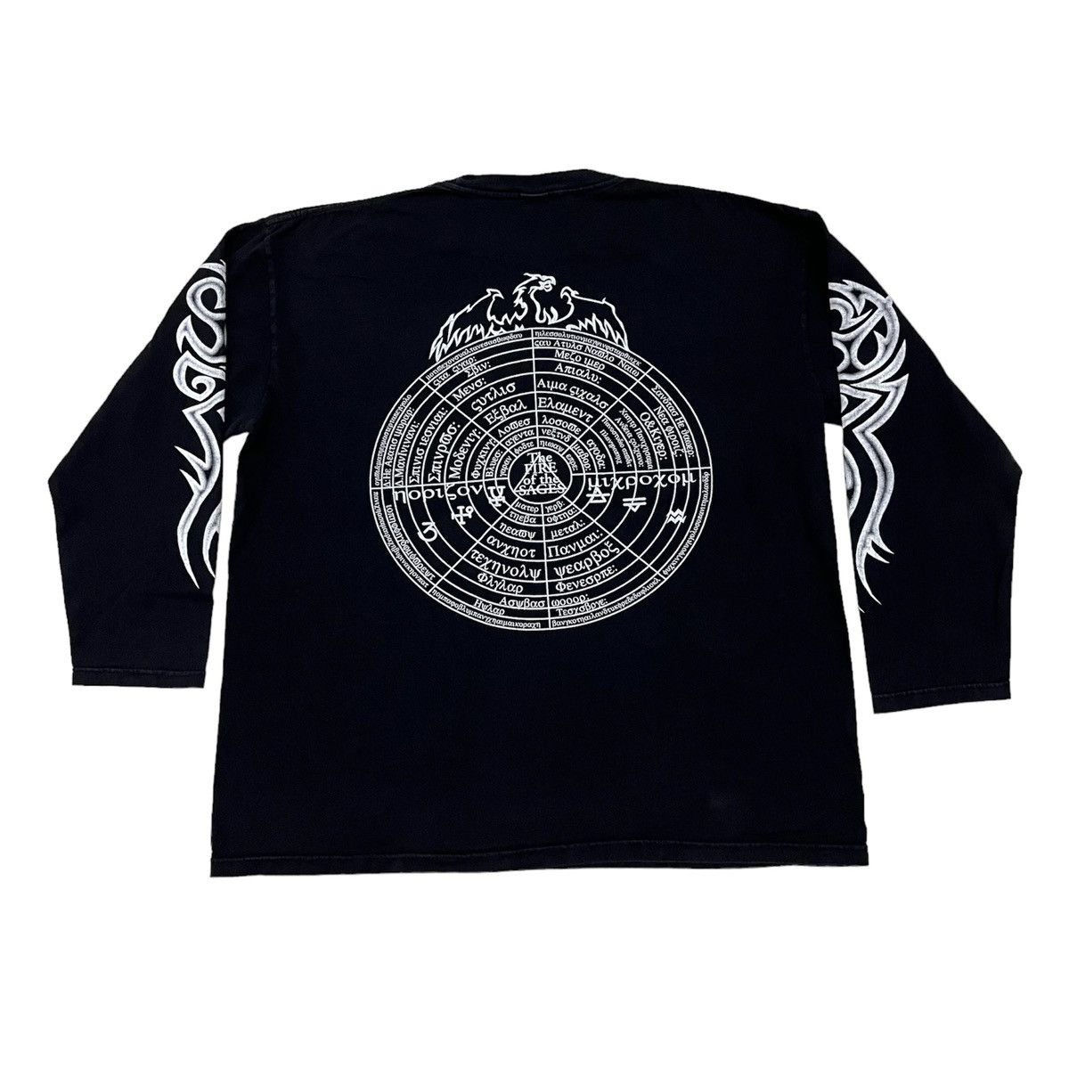 Vintage Rare The fire of the sages Nice Design Dragon skull motive Size US XL / EU 56 / 4 - 2 Thumbnail