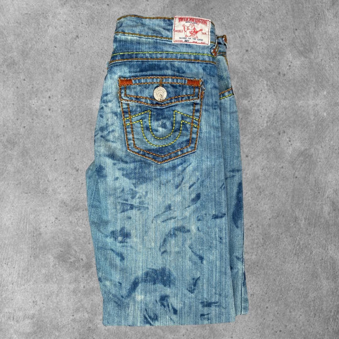 Bleached deals true religion jeans