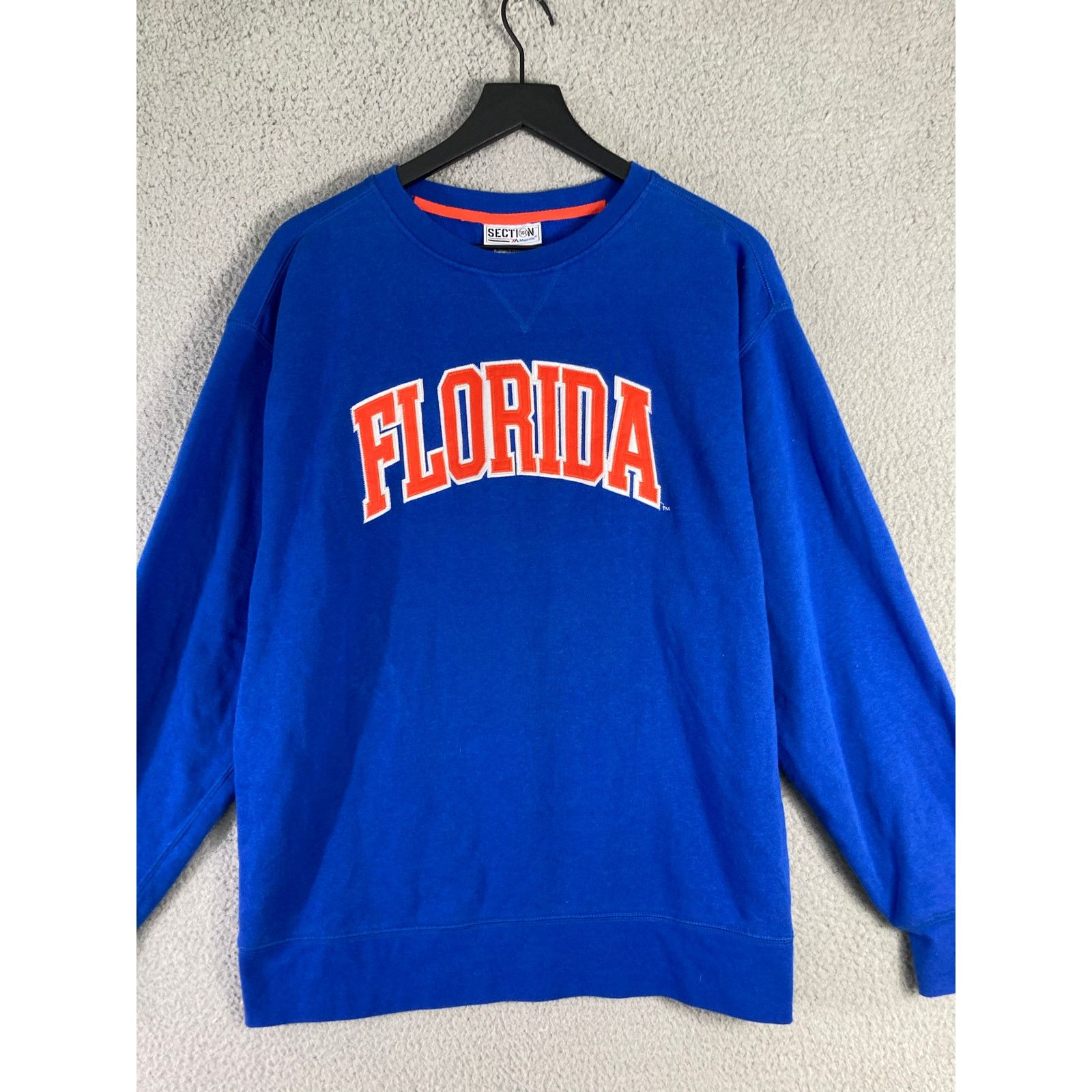 Majestic NCAA University of Florida Gators Men's Sweatshirt Size L Size US L / EU 52-54 / 3 - 4 Thumbnail