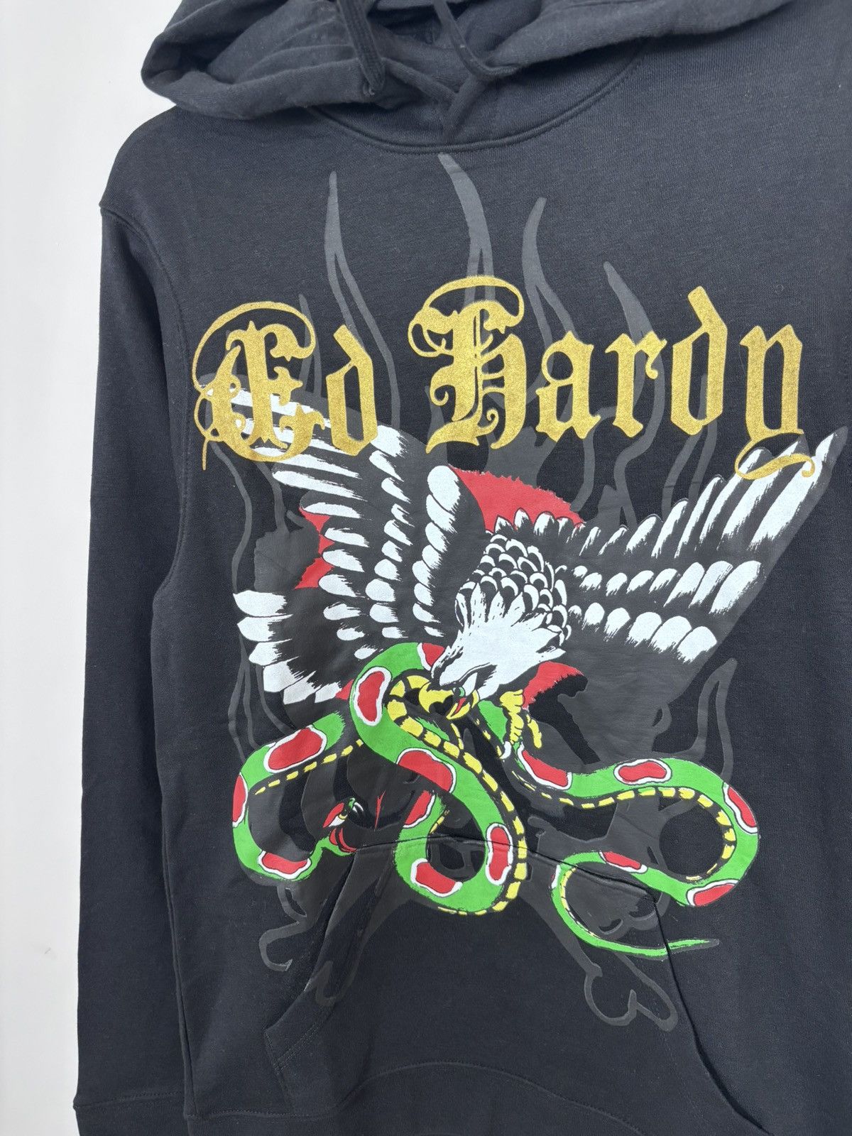 Ed Hardy Ed Hardy NWT Men’s Y2K Black Big Logo Tattoo Hoodie Size US S / EU 44-46 / 1 - 6 Thumbnail