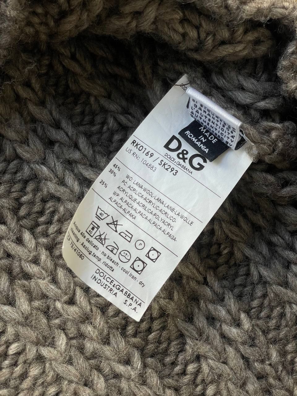 Dolce & Gabbana Dolce & Gabbana Vintage 00s Archive Alpaca Wool Knit Sweater Size US XL / EU 56 / 4 - 8 Thumbnail