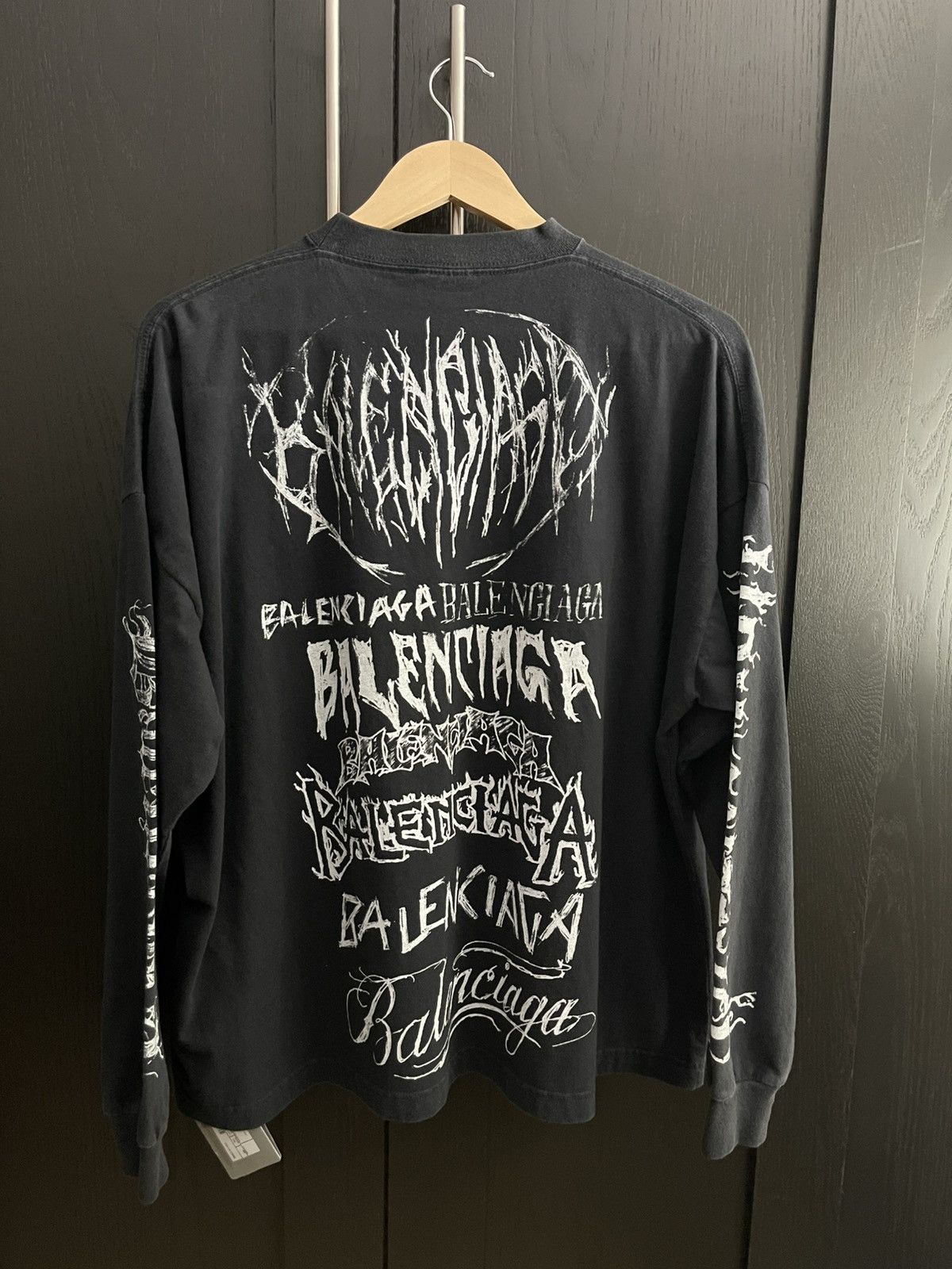 Balenciaga DIY Metal Logo Longsleeve Size US S / EU 44-46 / 1 - 2 Thumbnail