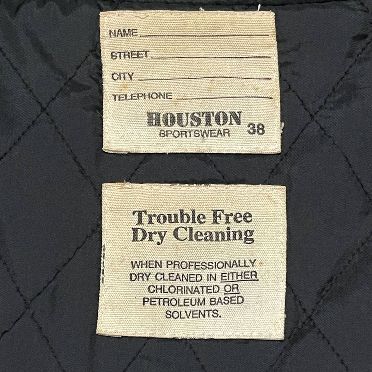 Japanese Brand Vintage Houston Blue Devils Varsity Jacket Leather Sleeve Size US M / EU 48-50 / 2 - 12 Thumbnail
