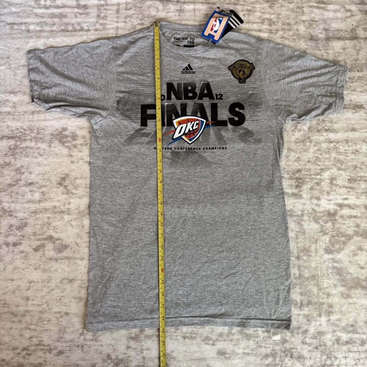 Adidas Locker Room Edition Adidas 2012 NBA Finals OKC Thunder Tee Size US S / EU 44-46 / 1 - 4 Thumbnail