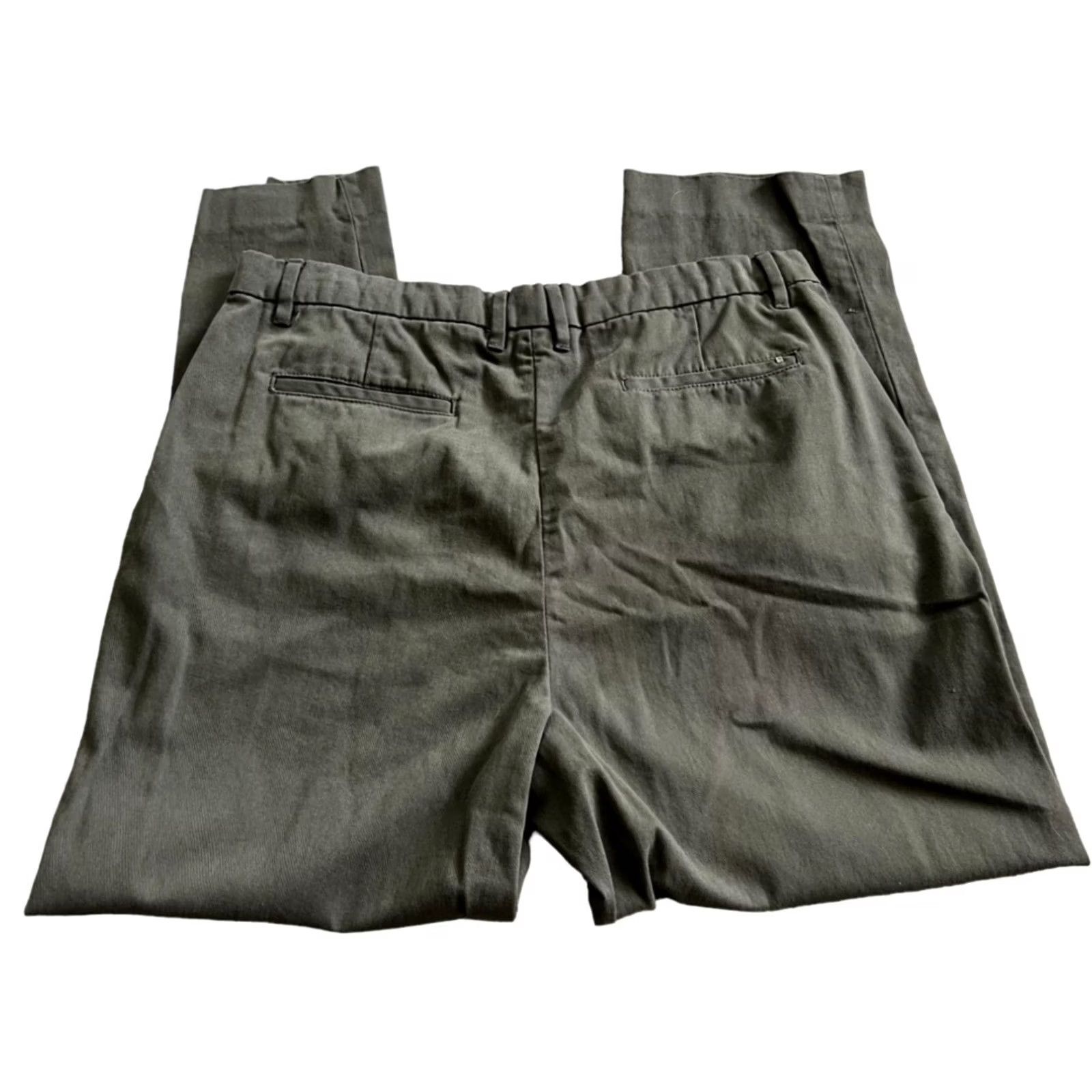 Allsaints AllSaints Mens Chino Pants Dark Gray 32x26 Straight Side Pockets Button Zip Pants Mens Size US 32 / EU 48 - 3 Thumbnail