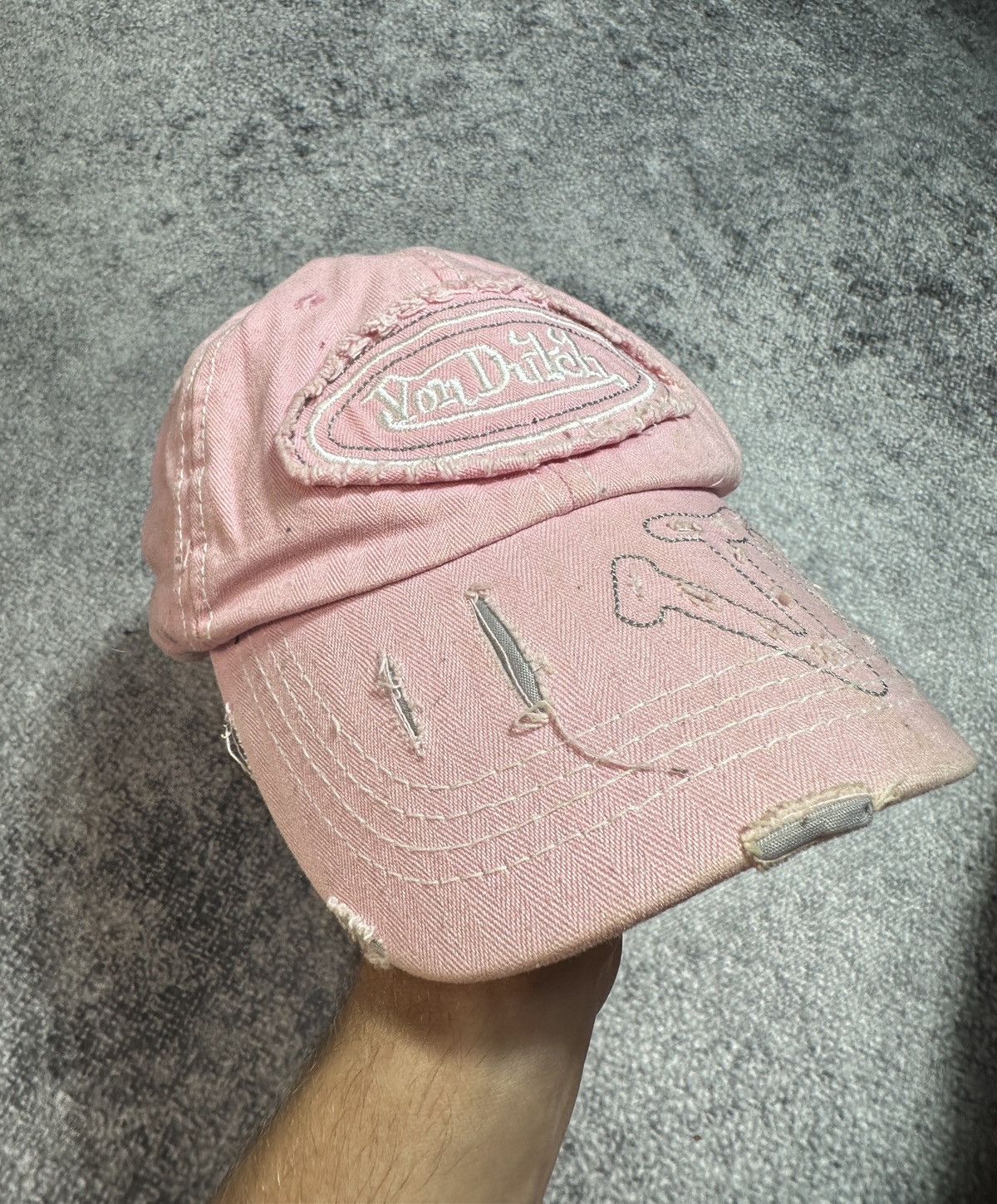 Vintage × Von Dutch Y2k vintage Von Dutch Logo cap Streetwear rare hat USA Size ONE SIZE - 4 Thumbnail