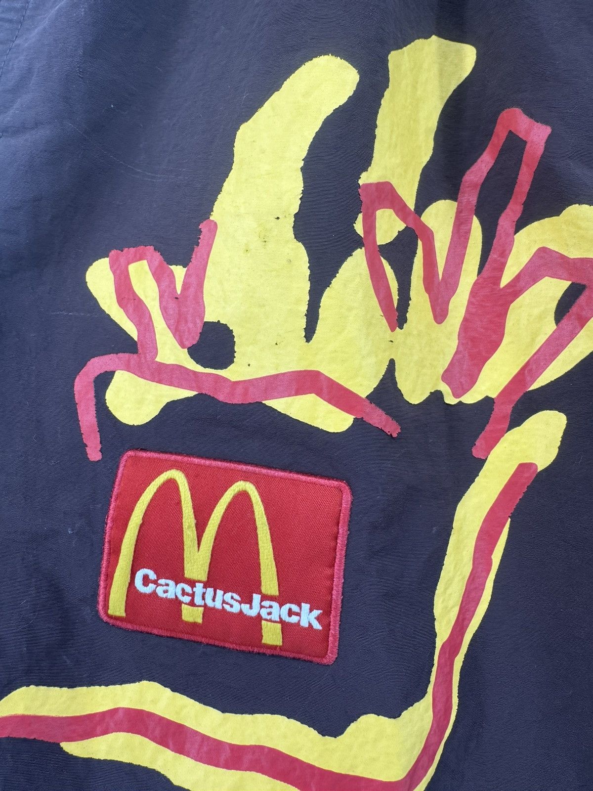 Travis Scott Travis Scott x McDonalds Cactus Jack Nylon Shorts Size Med Size US 31 - 4 Thumbnail