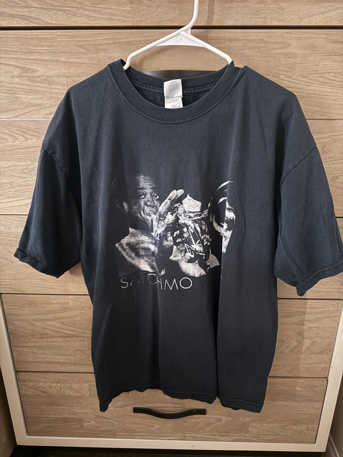 Vintage Vintage Satchmo tshirt Size US XL / EU 56 / 4 - 1 Thumbnail