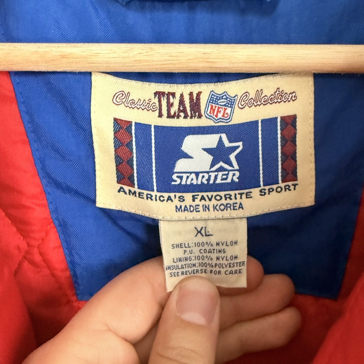 Starter Vintage New York Giants Starter Jacket Size US XL / EU 56 / 4 - 7 Thumbnail