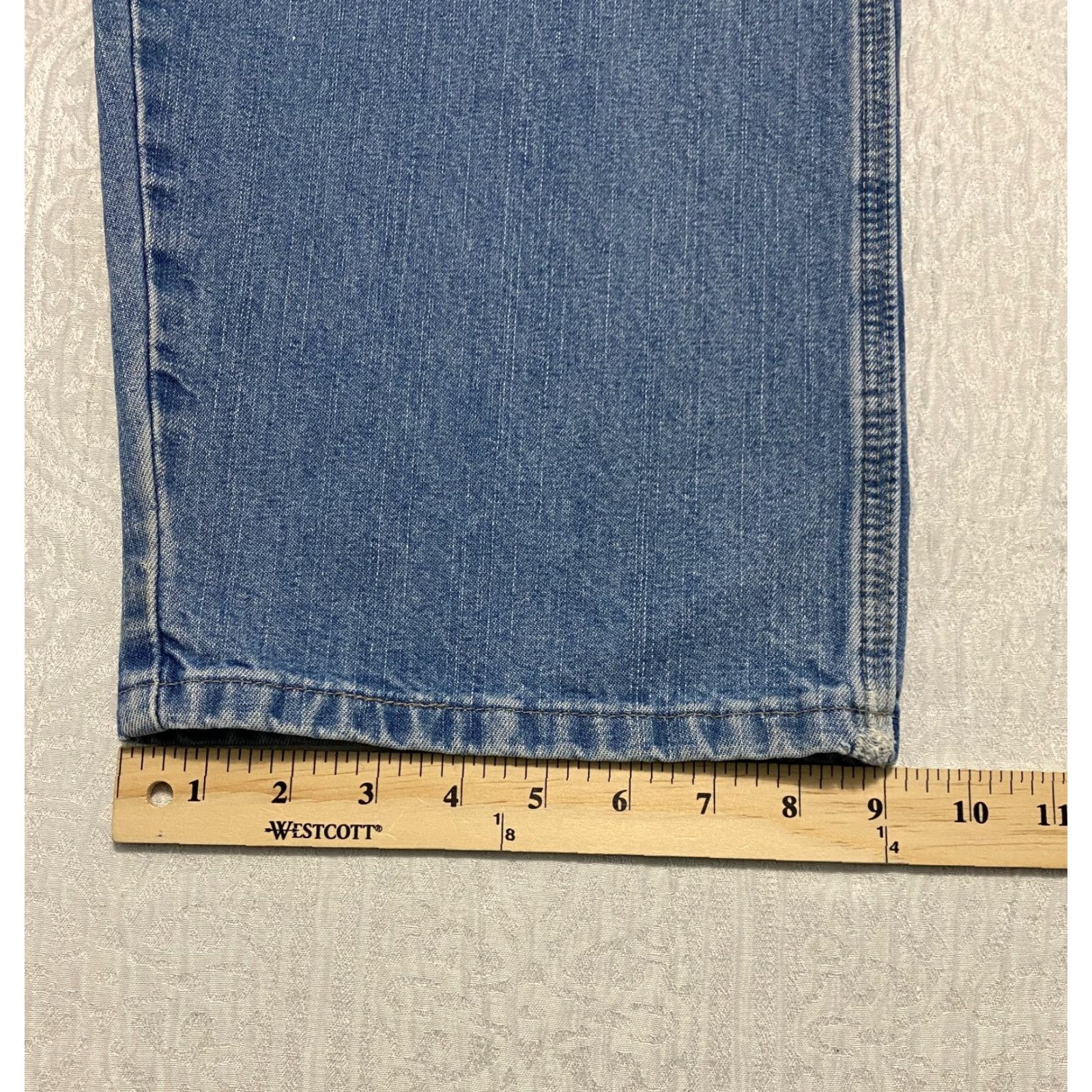 Wrangler VINTAGE Wrangler Hero Carpenter Jeans Mens 40x32 Blue Straight Wide Leg - Wrangler Hero Carpenter Jeans Mens 40x32 Blue Straight Wide Leg Size US 40 / EU 56 - 8 Thumbnail