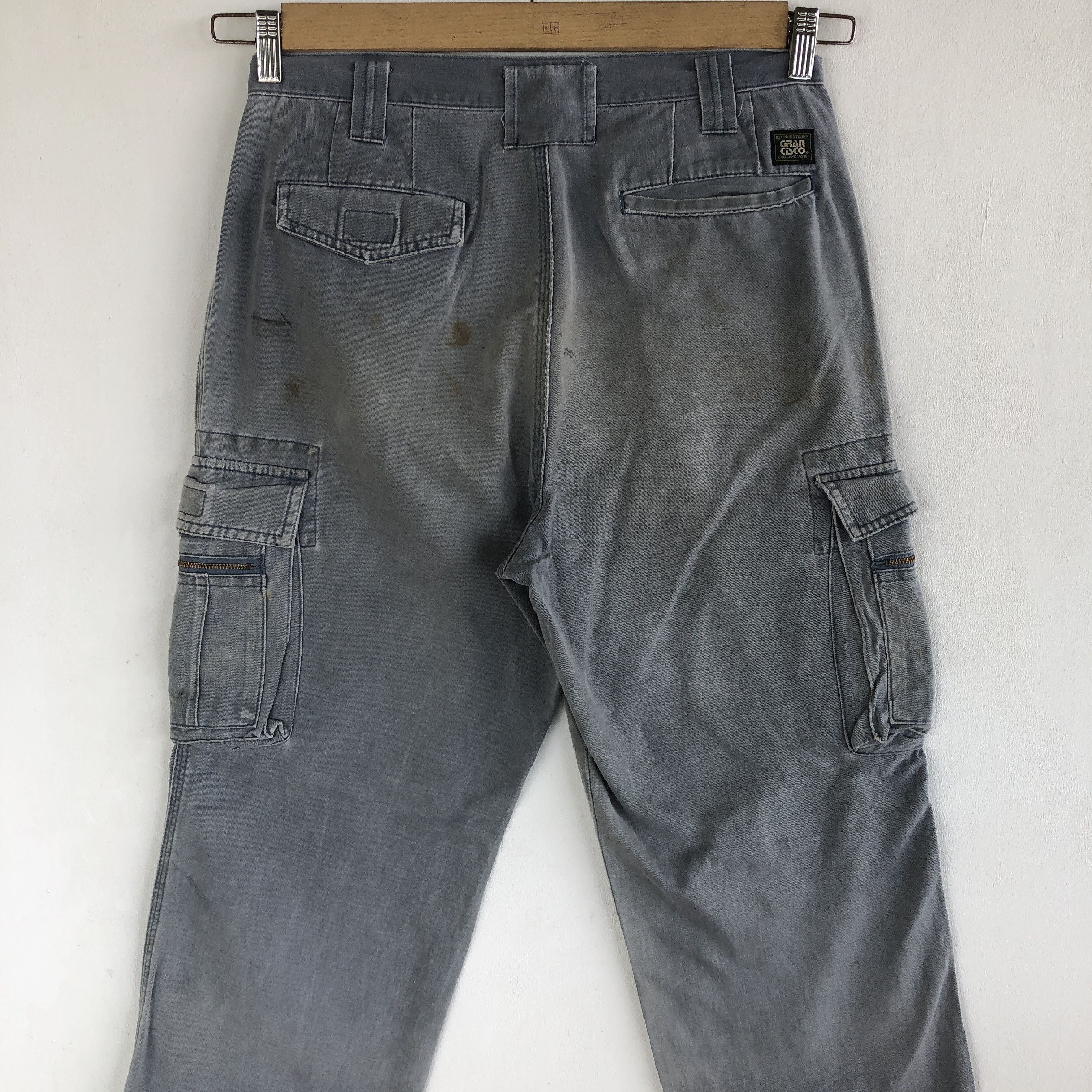 Japanese Brand Vintage Japanese Cargo Pants Multi Pocket Bondage Trousers Size US 30 / EU 46 - 4 Thumbnail