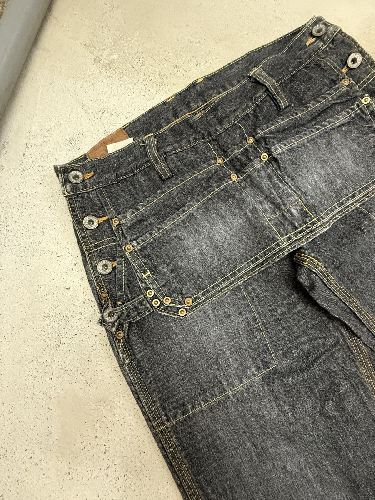 Le Grande Bleu (L.G.B.) Branch Department 50s Reissue Work Wear Flared Jeans Size US 30 / EU 46 - 8 Thumbnail