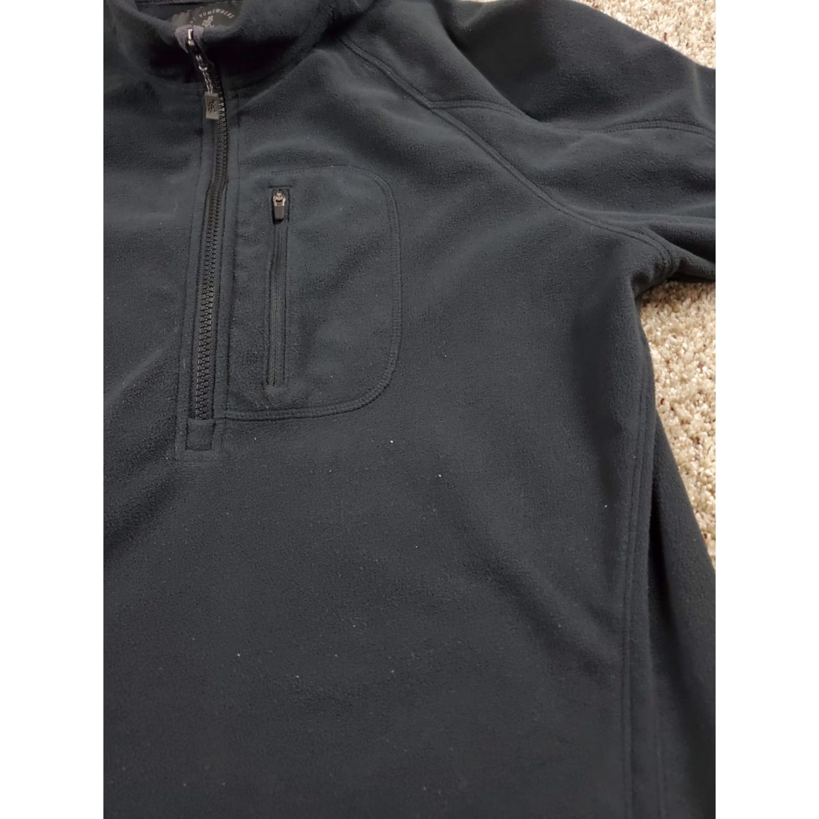 Gramicci Gramicci Jacket Windbreaker L Black 1/4 Zip Fleece Outdoor Casual Workwear Mens Size US L / EU 52-54 / 3 - 6 Thumbnail