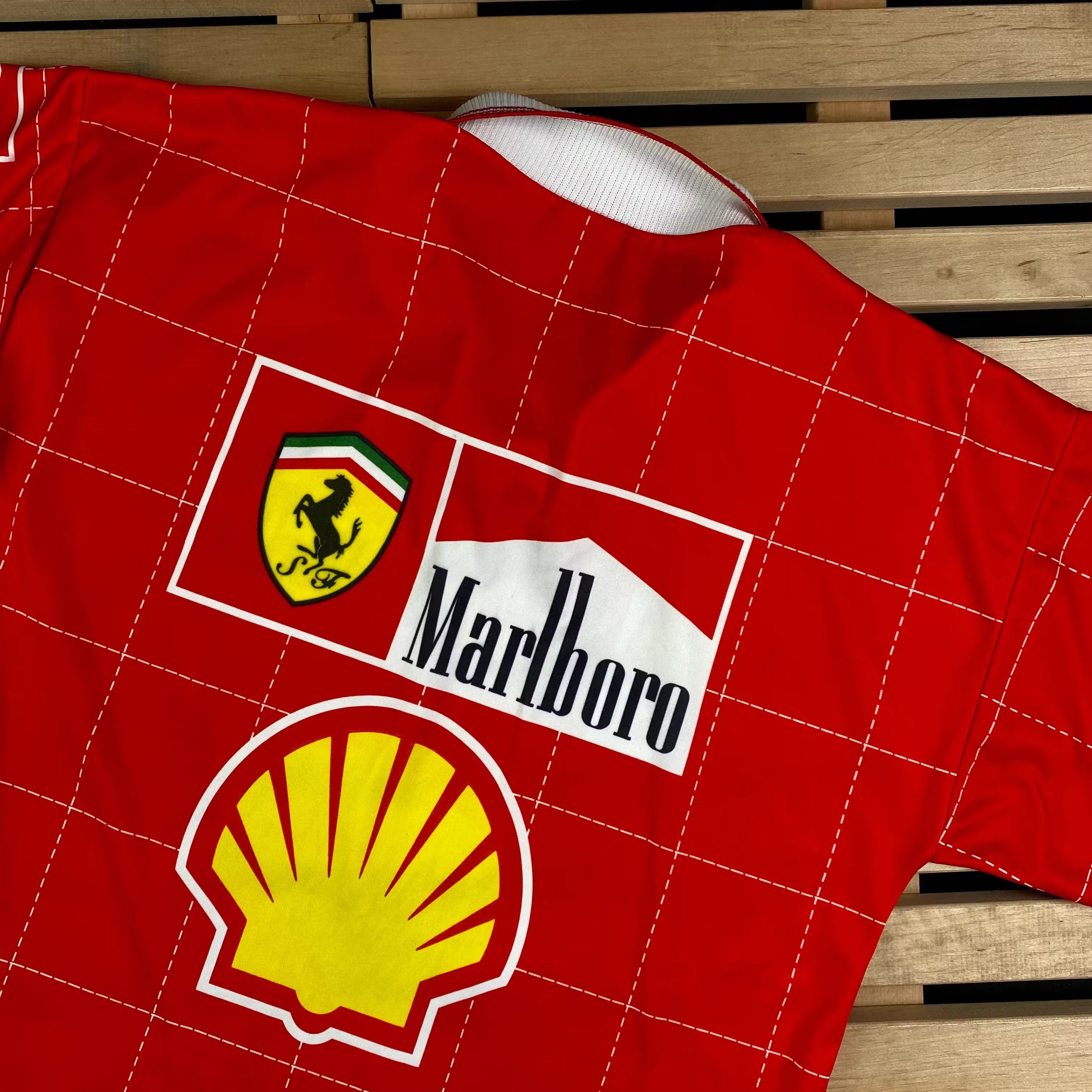 Ferrari × Marlboro × Vintage Mens Vintage T Shirt Marlboro Ferrari Size XXL 2XL Size US XXL / EU 58 / 5 - 6 Thumbnail