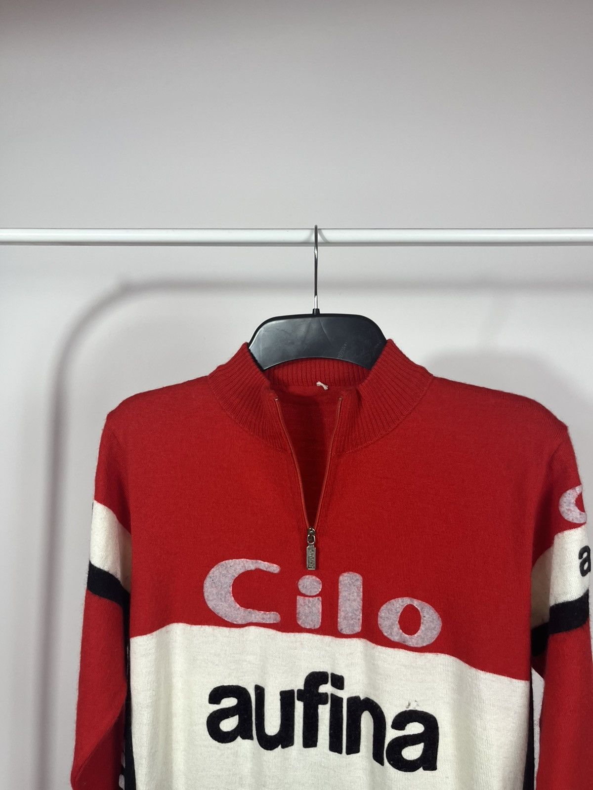 Other Vintage Cilo Aufina Cycling Jersey by SMS Santini Italy Size US M / EU 48-50 / 2 - 7 Thumbnail