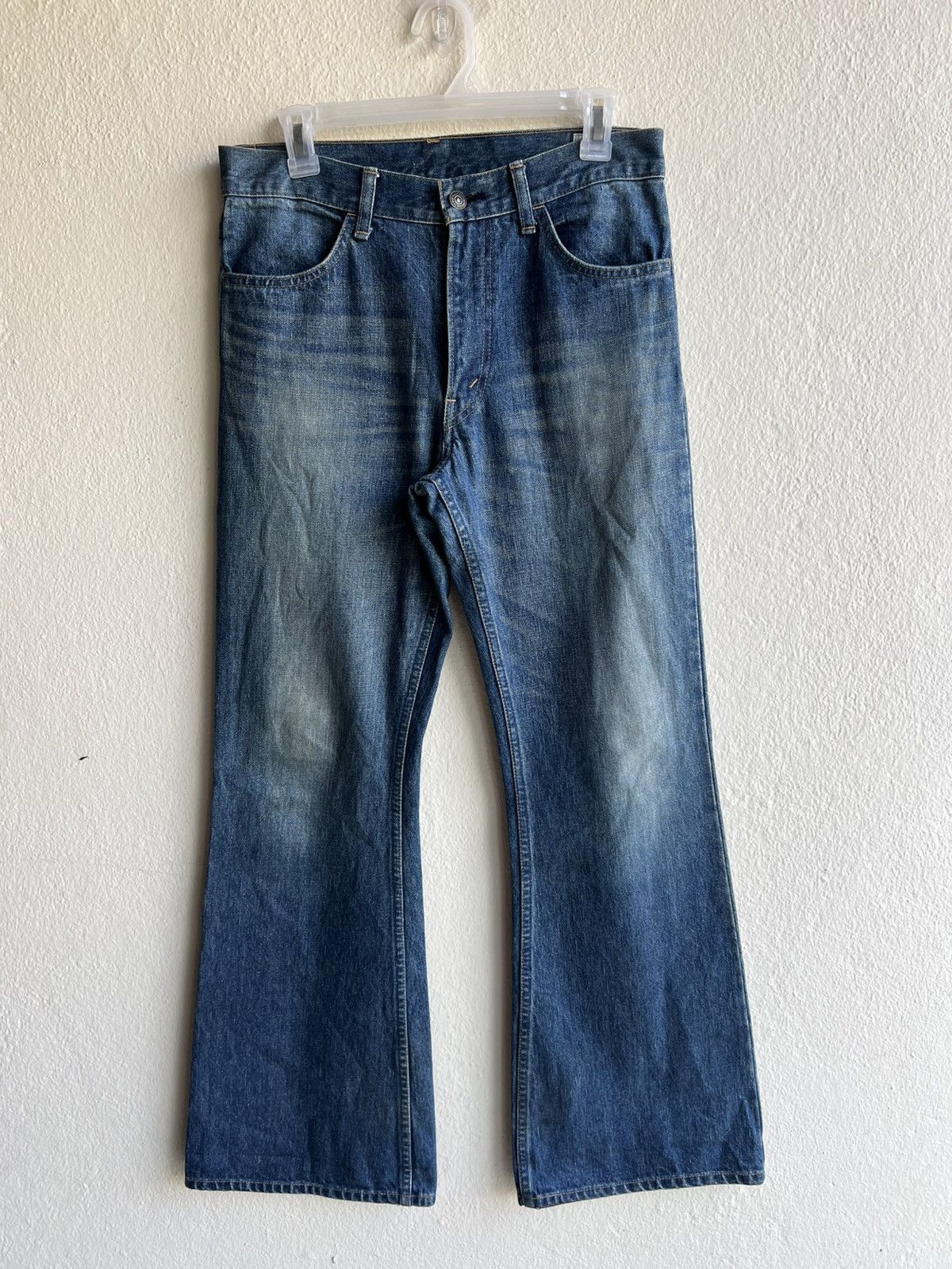 Orslow Dirty Mud Orslow Distressed Denim Bootcut Flare Jeans Size US 30 / EU 46 - 22 Thumbnail