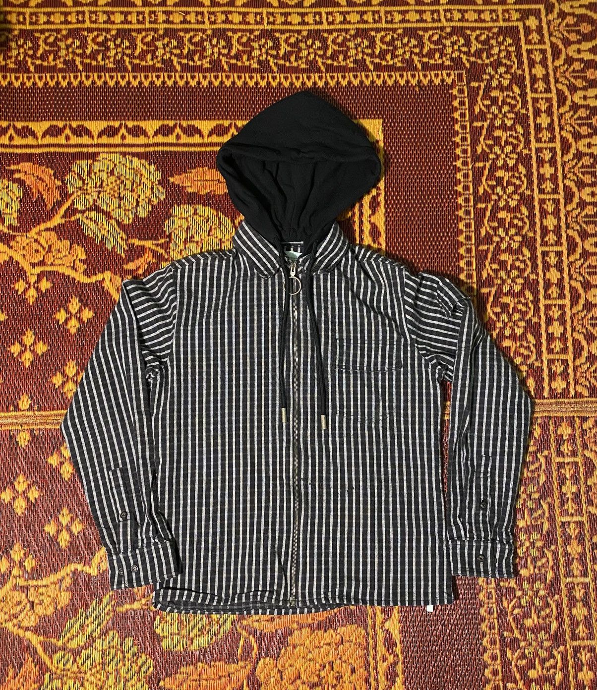 Off-White Off-White 2019 Zip-Up Flannel Hoodie Size US S / EU 44-46 / 1 - 2 Thumbnail