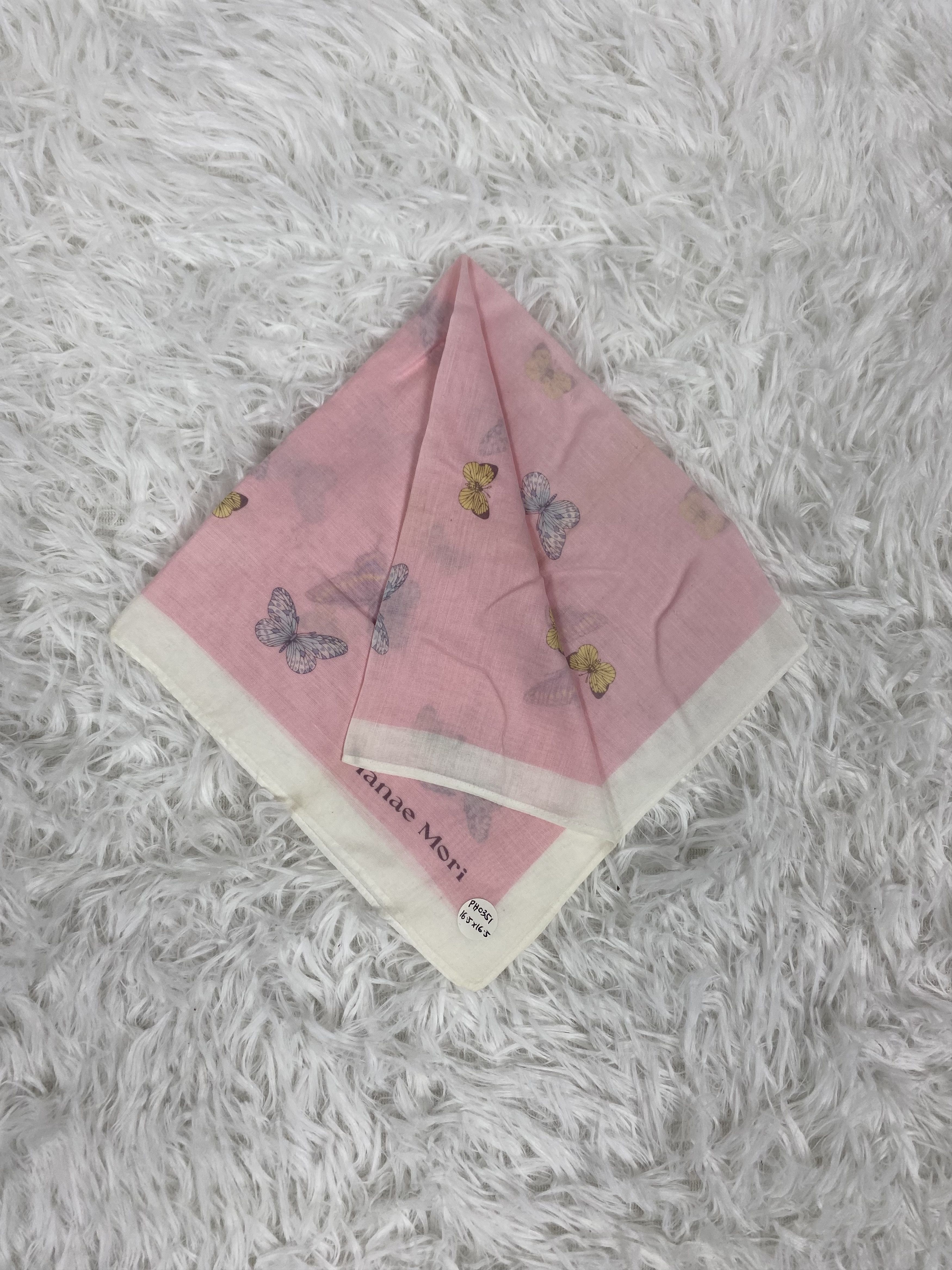 Hanae Mori Vintage Hanae Mori Handkerchief Neckerchief PH0351 Size ONE SIZE - 1 Thumbnail