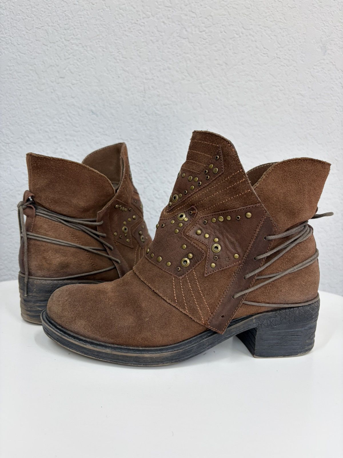 Hedi Slimane Vintage Y2K Black Leather Side Zip Boots Guidi Marsell Style Size US 7 / EU 40 - 1 Thumbnail